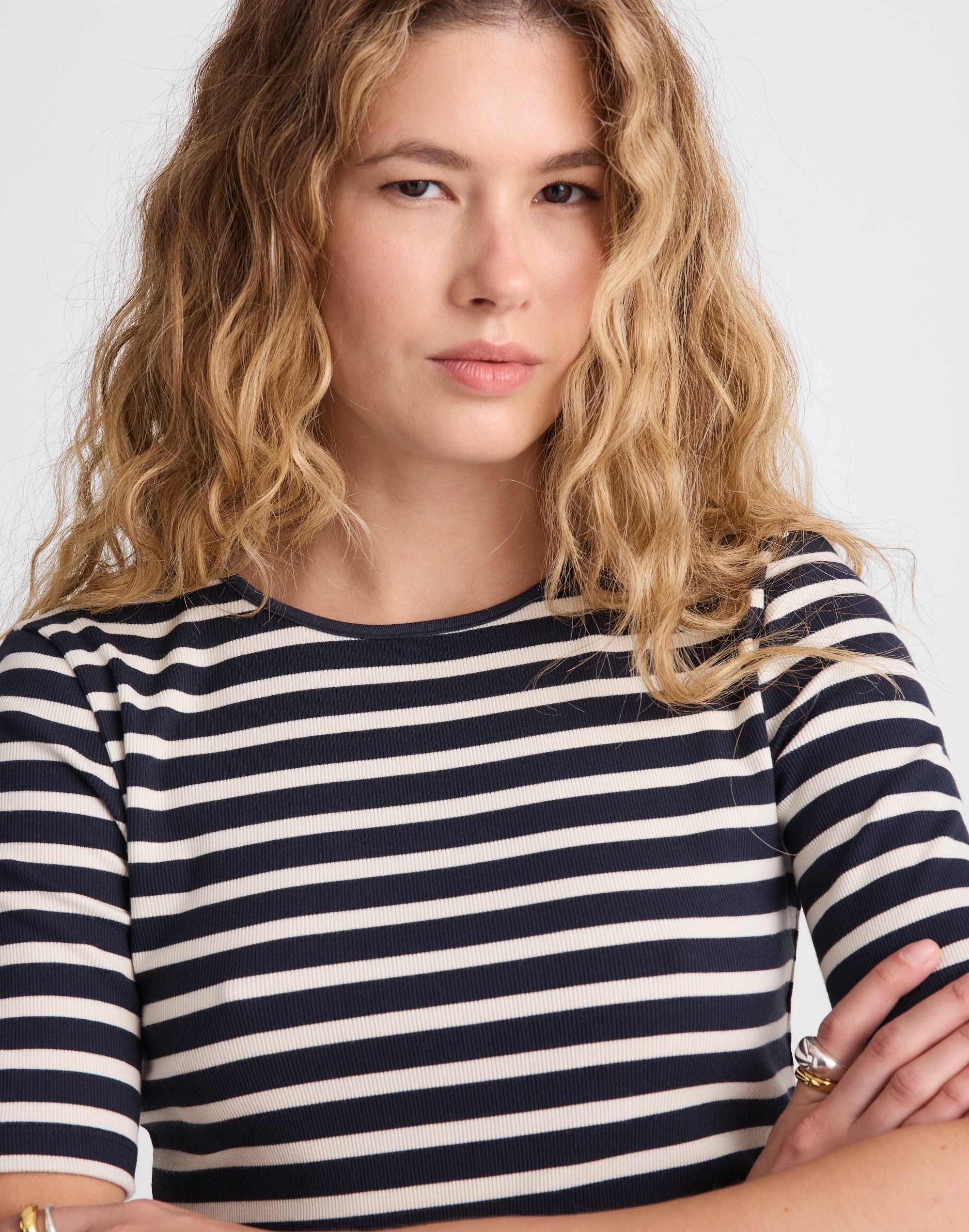 The 9-9 Tee in LuxeRib