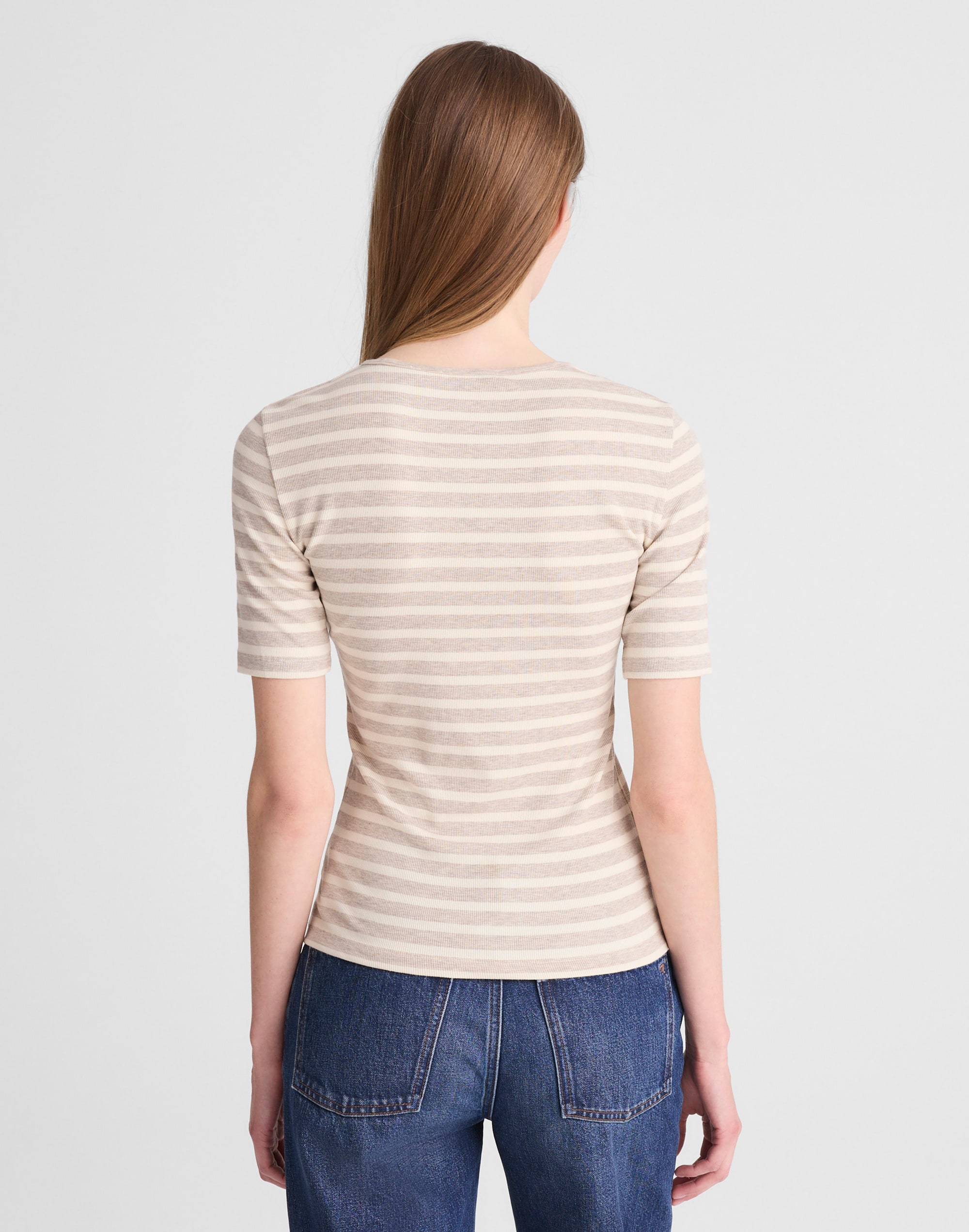 The 9-9 Tee in LuxeRib