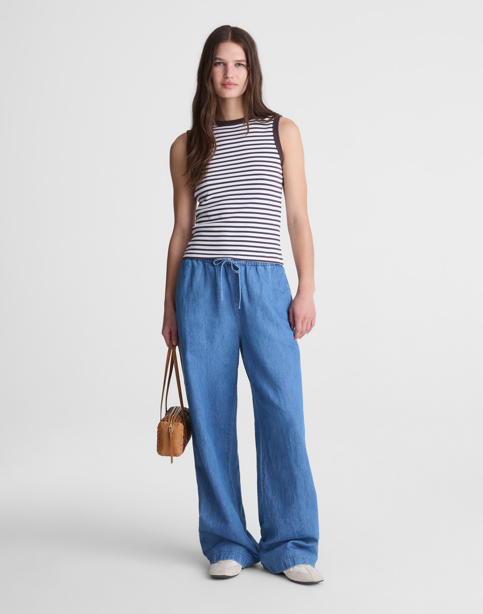 The '90s Shell Tank in Compact Cotton