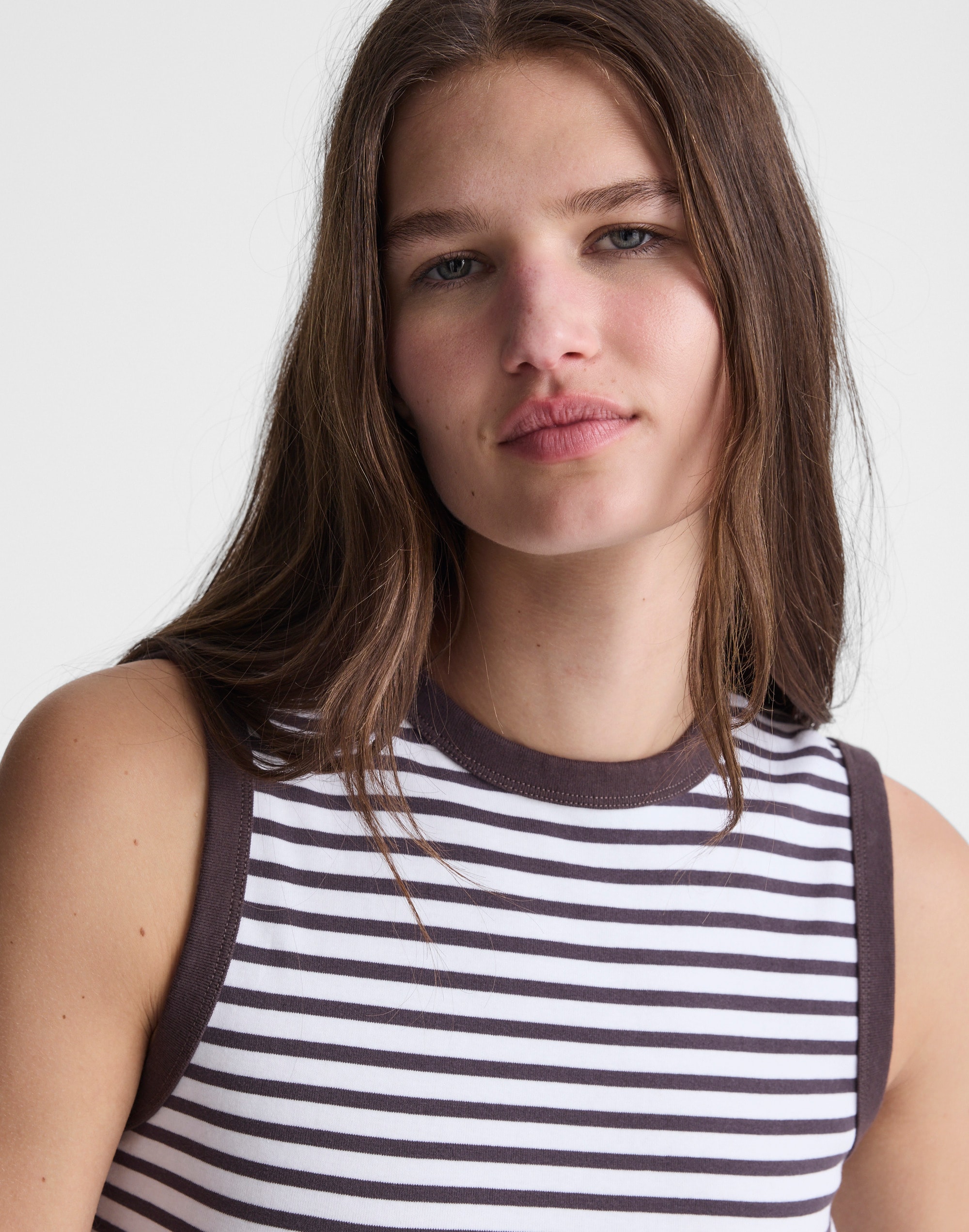 The '90s Shell Tank in Compact Cotton