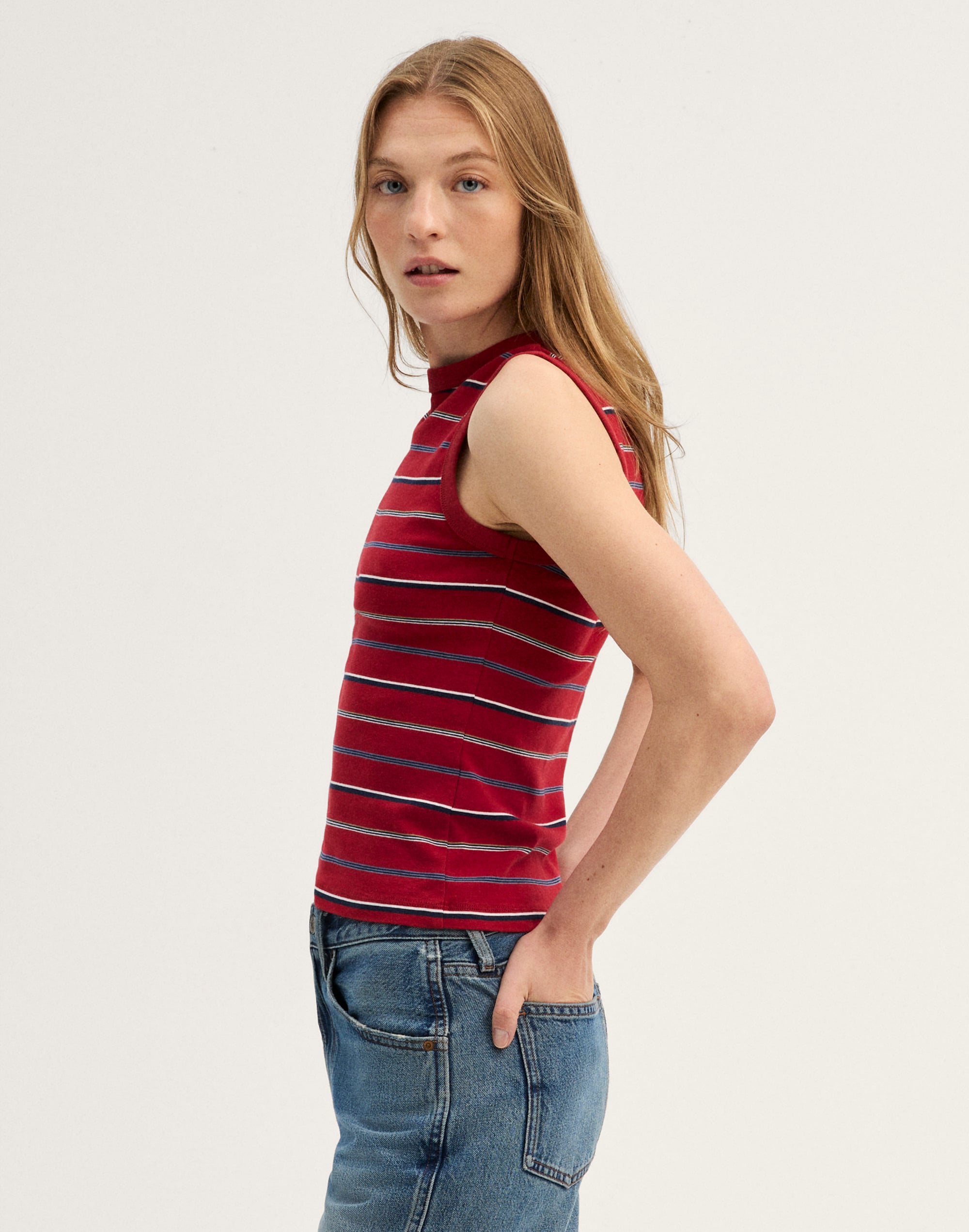 The '90s Shell Tank in Compact Cotton