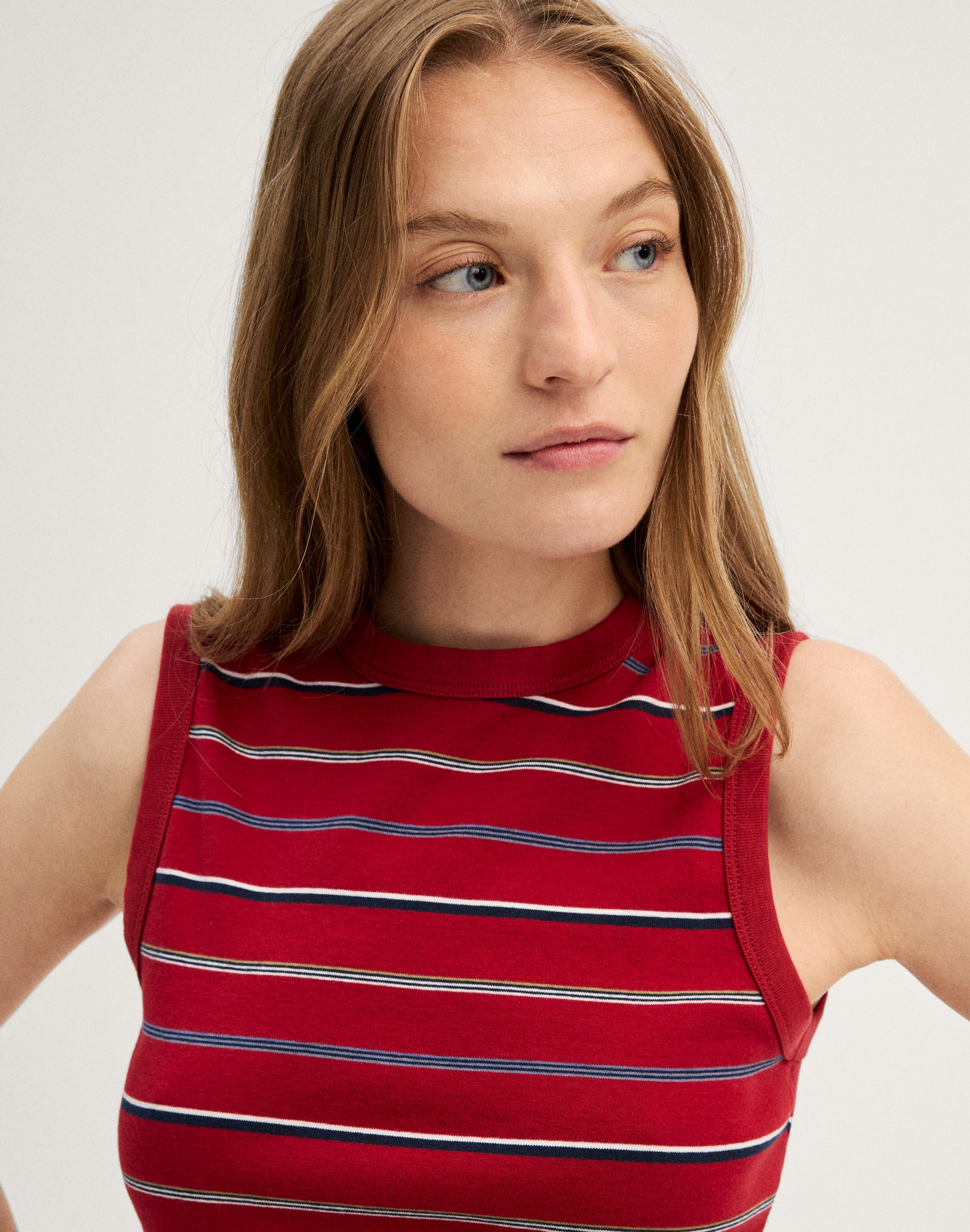 The '90s Shell Tank in Compact Cotton