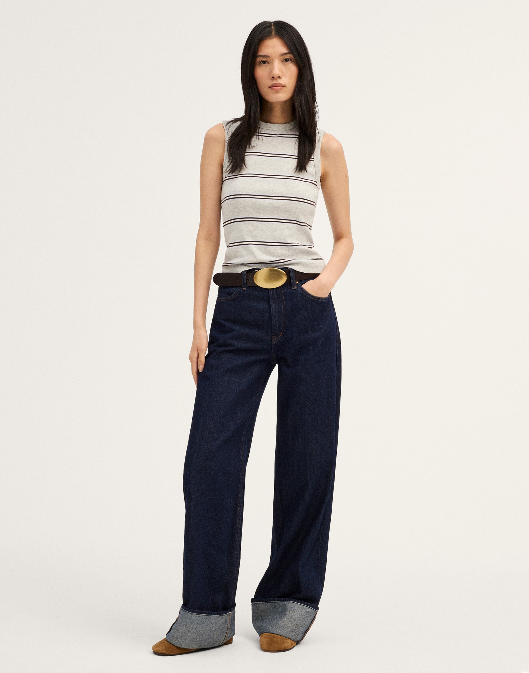 The '90s Shell Tank in Compact Cotton