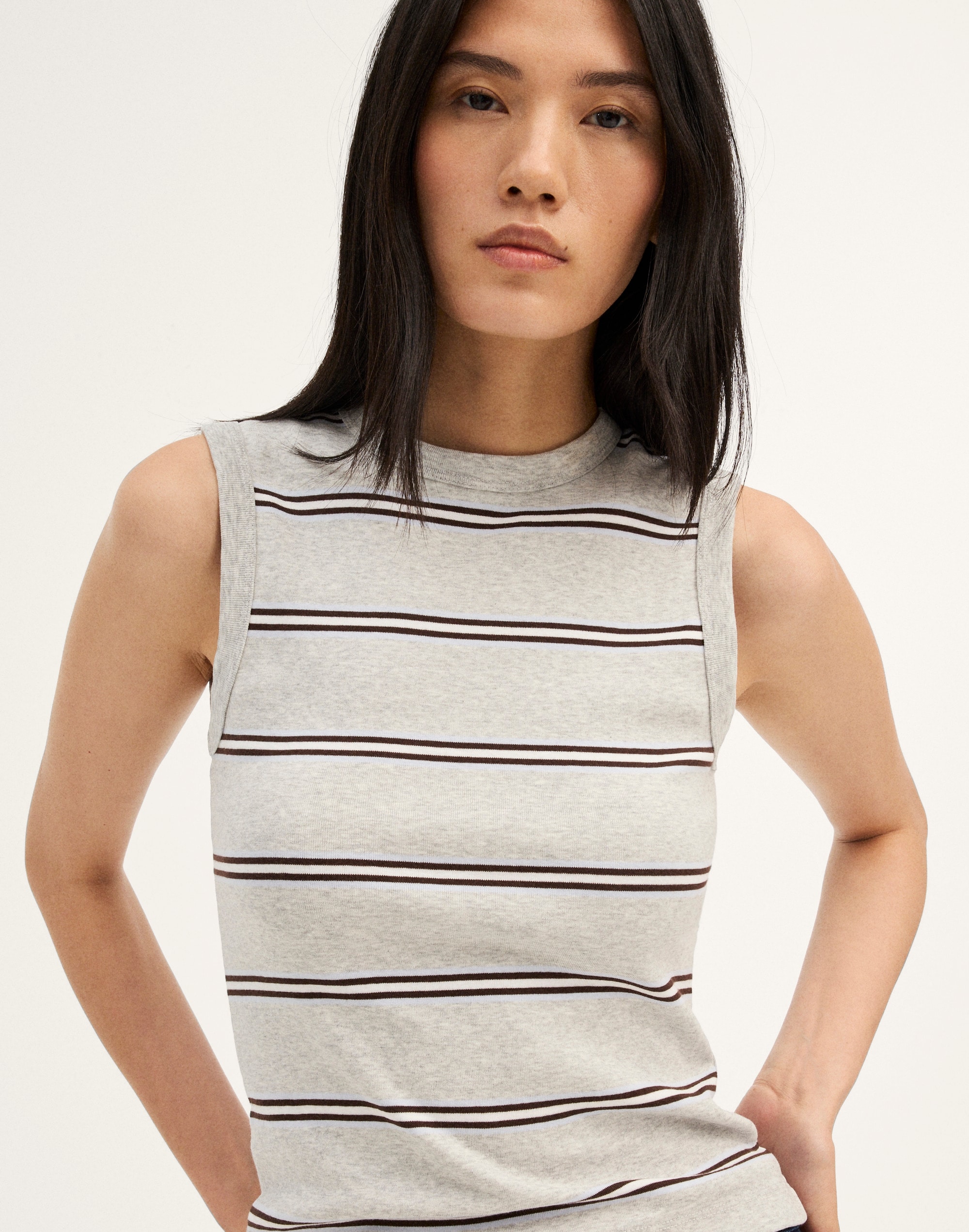 The '90s Shell Tank in Compact Cotton