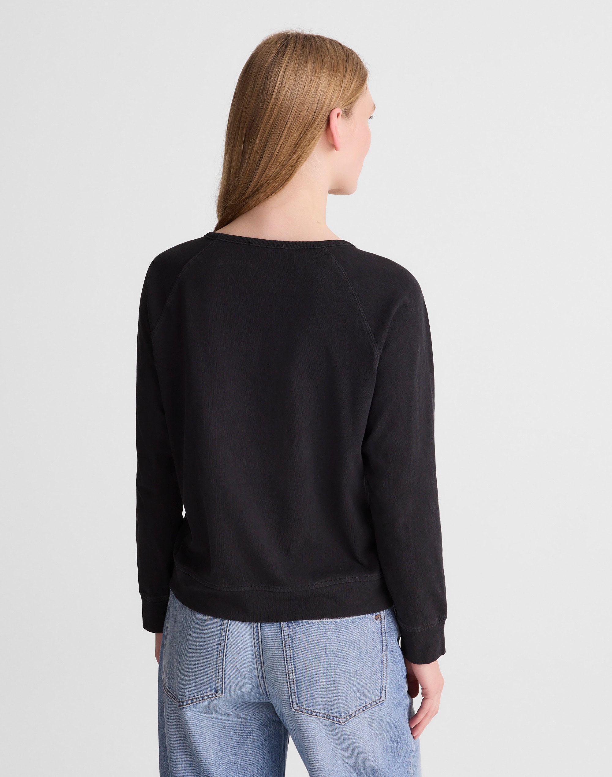 The Relaxed Raglan Tee in Vintage Jersey