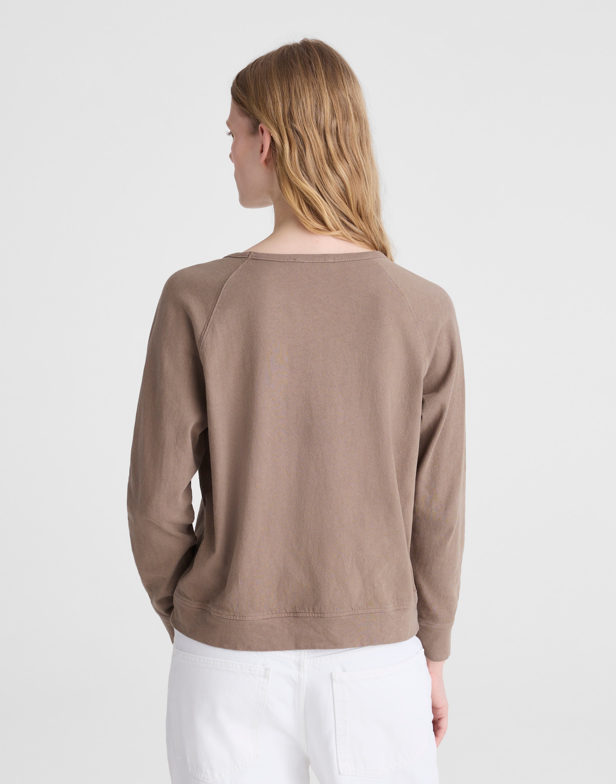 The Relaxed Raglan Tee in Vintage Jersey