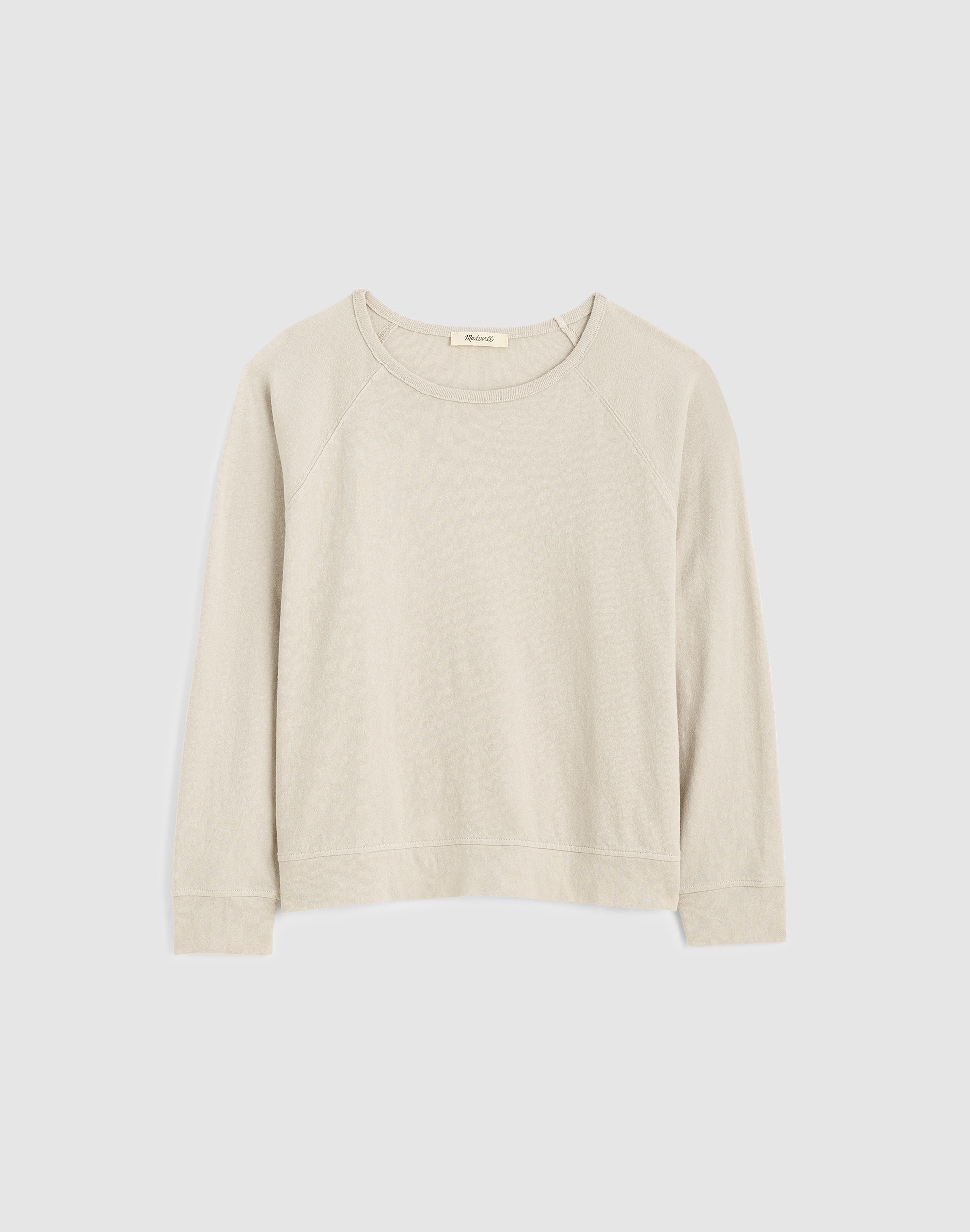 the relaxed raglan tee in vintage jersey