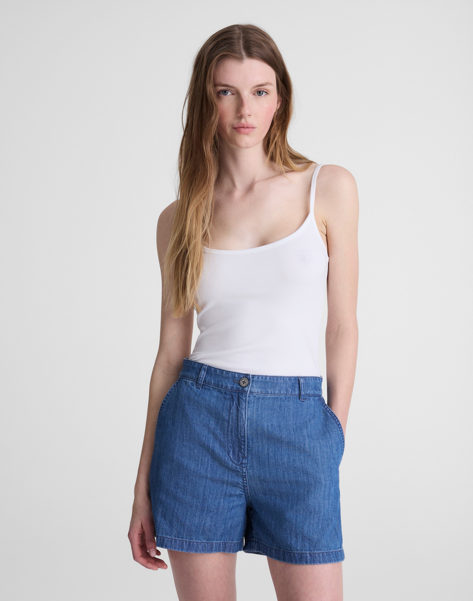 Madewell The Zoe Denim Short In Blue