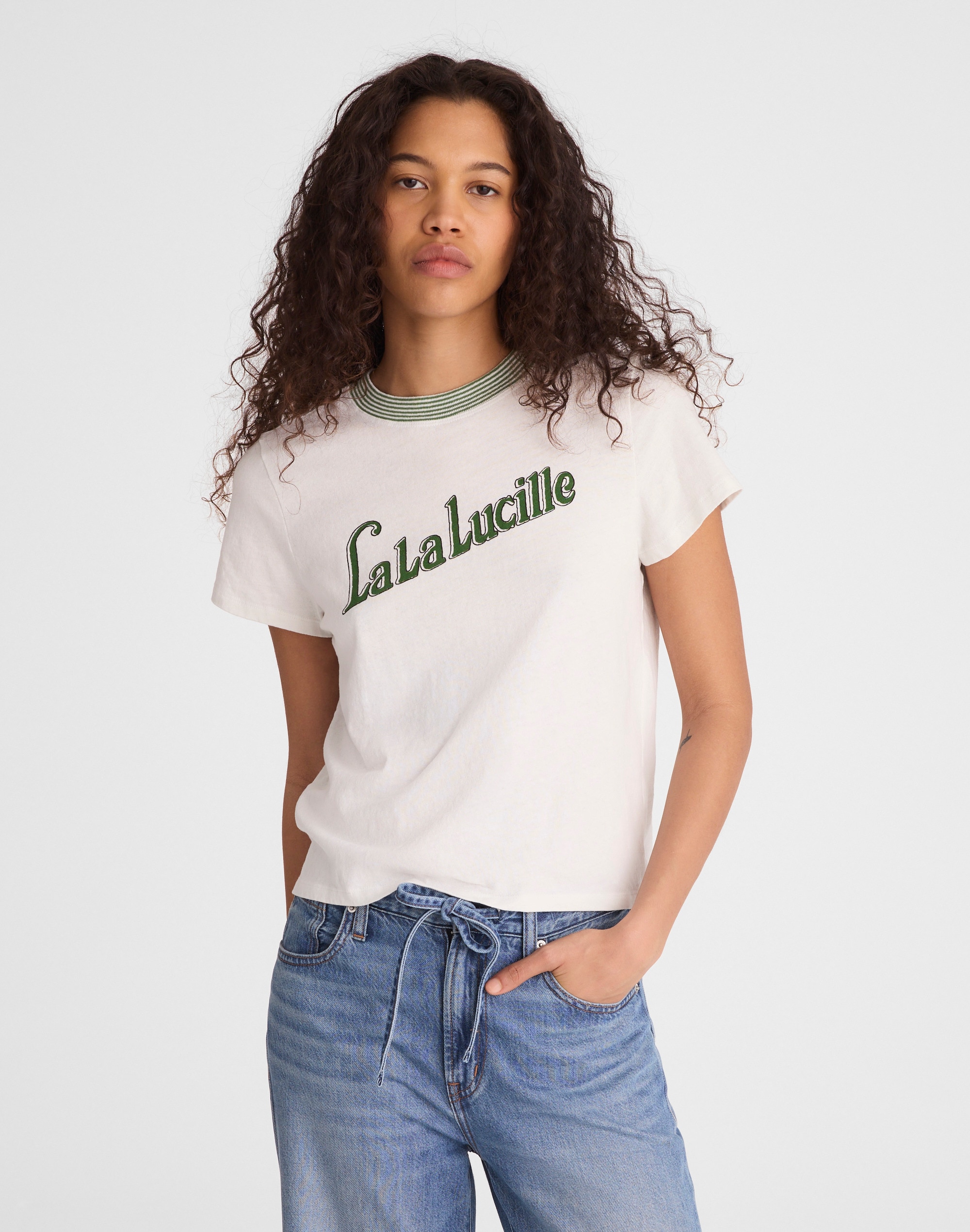 The Relaxed Tee in Vintage Jersey