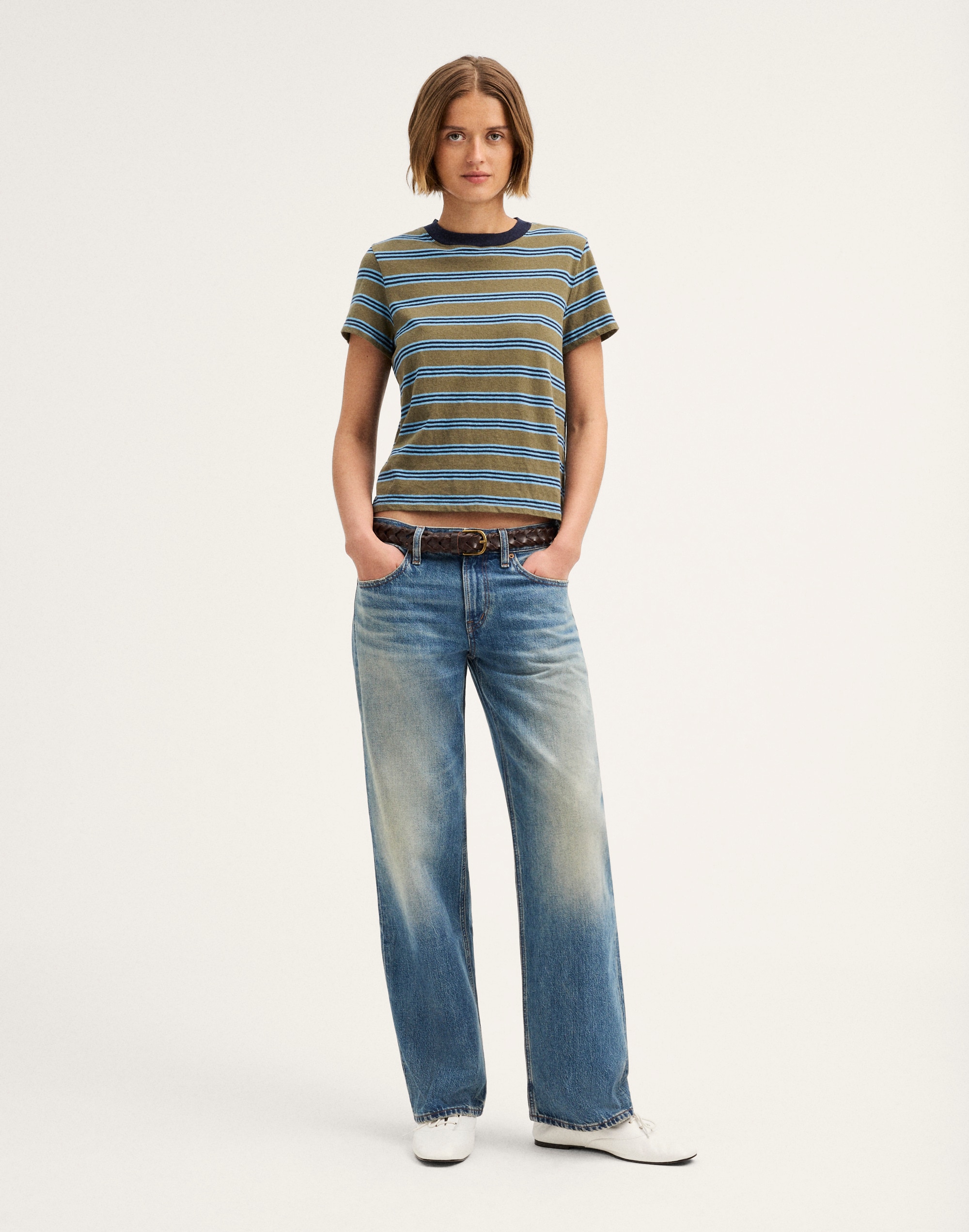 The Relaxed Tee in Vintage Jersey