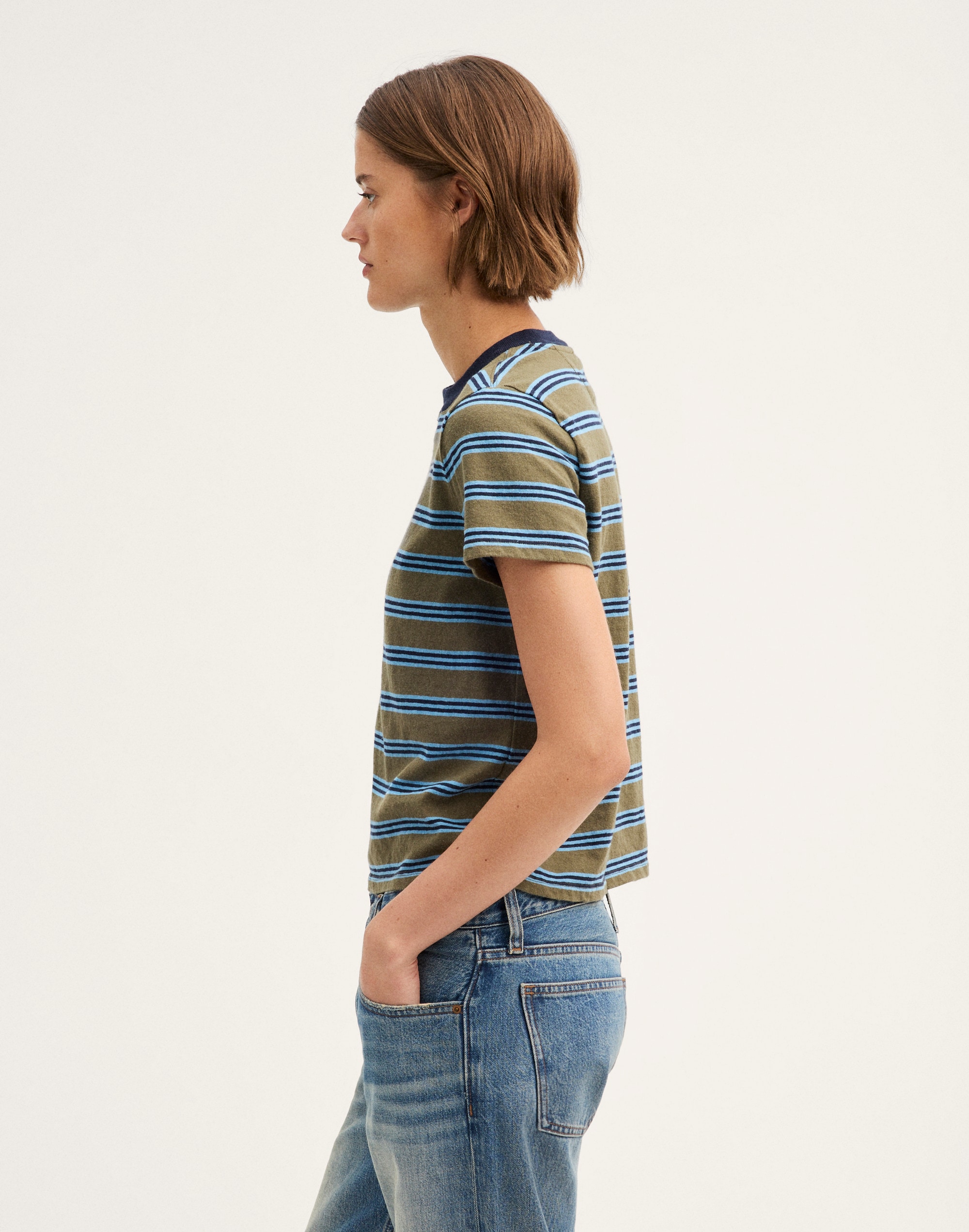 The Relaxed Tee in Vintage Jersey