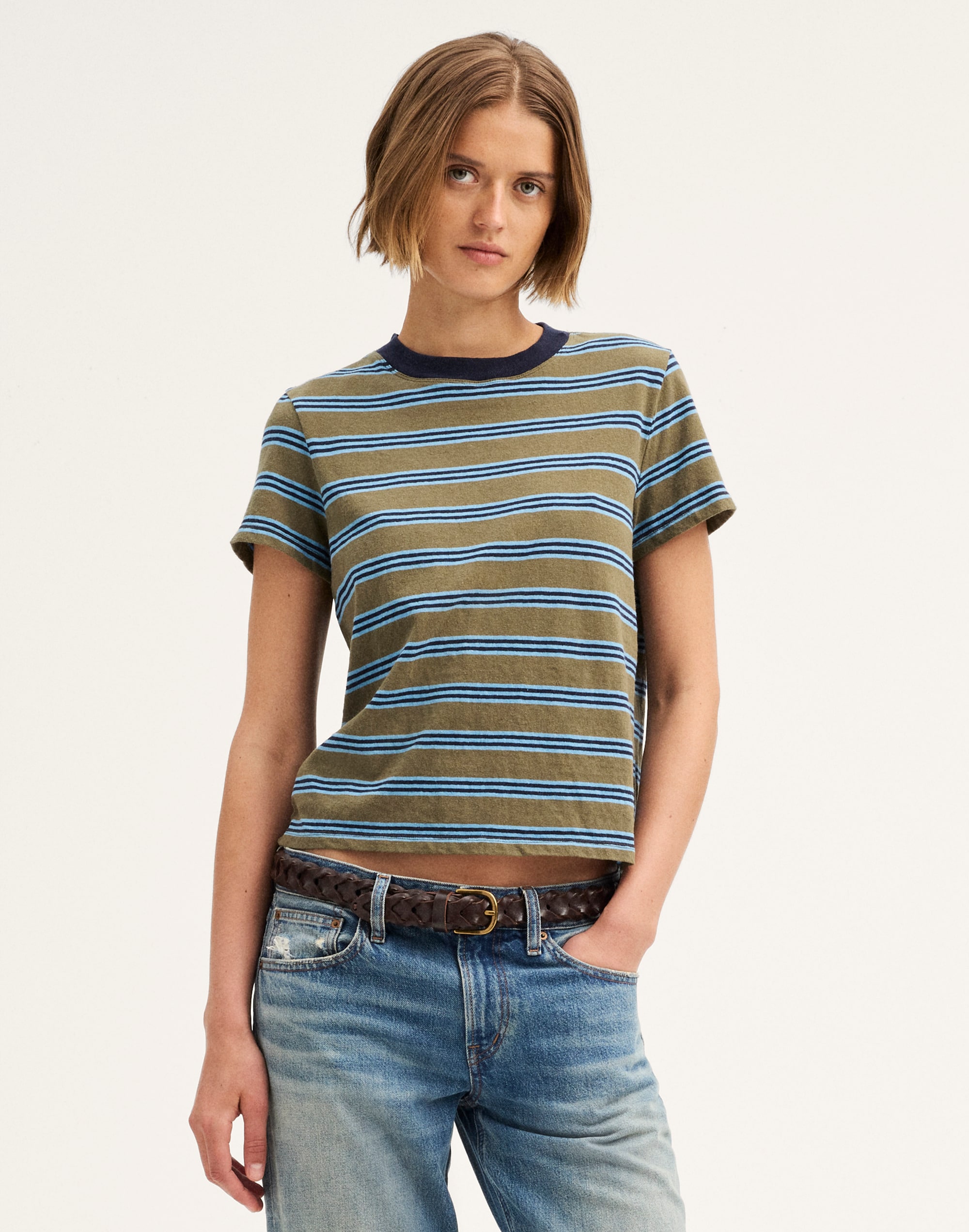 The Relaxed Tee in Vintage Jersey