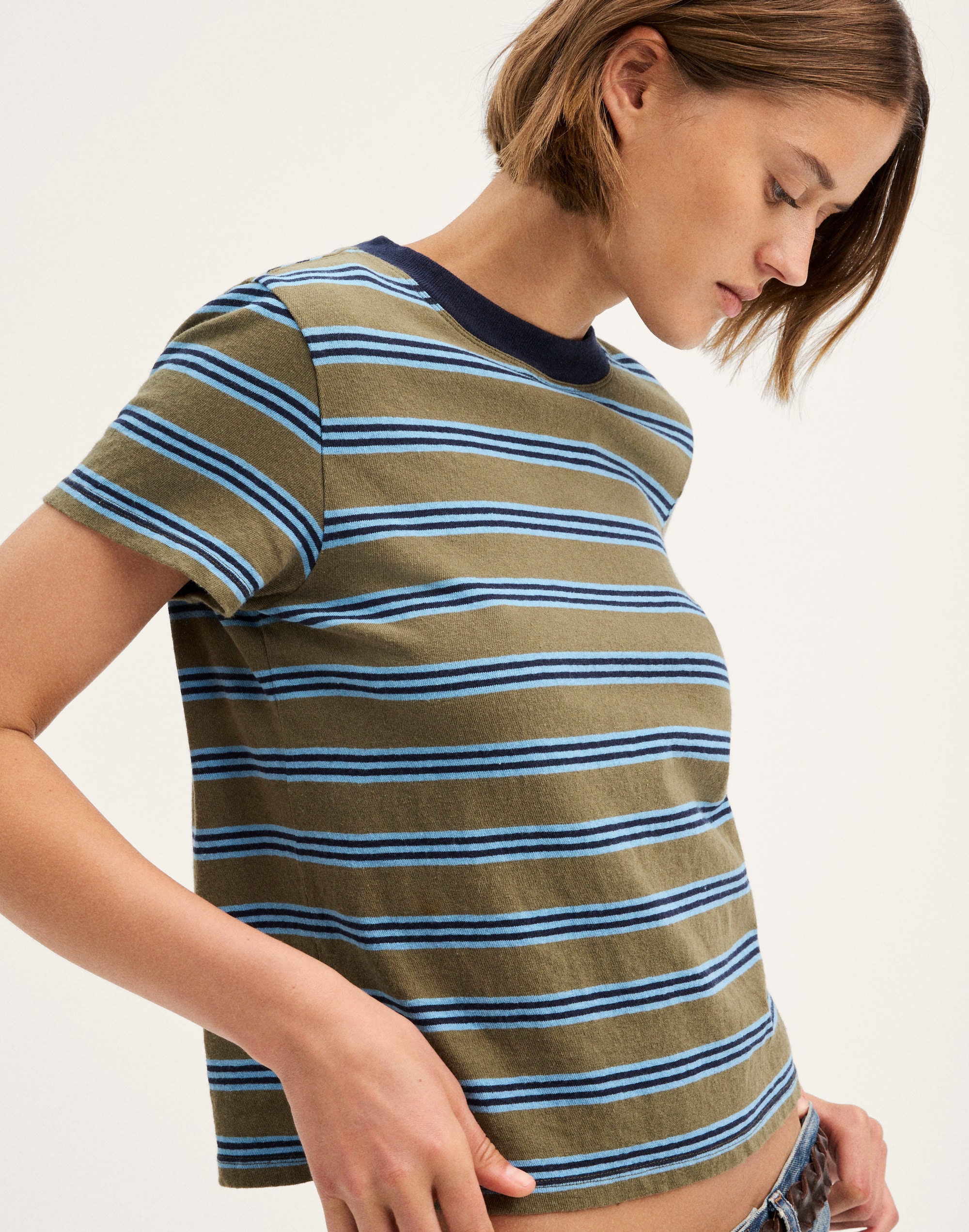 the relaxed tee in vintage jersey