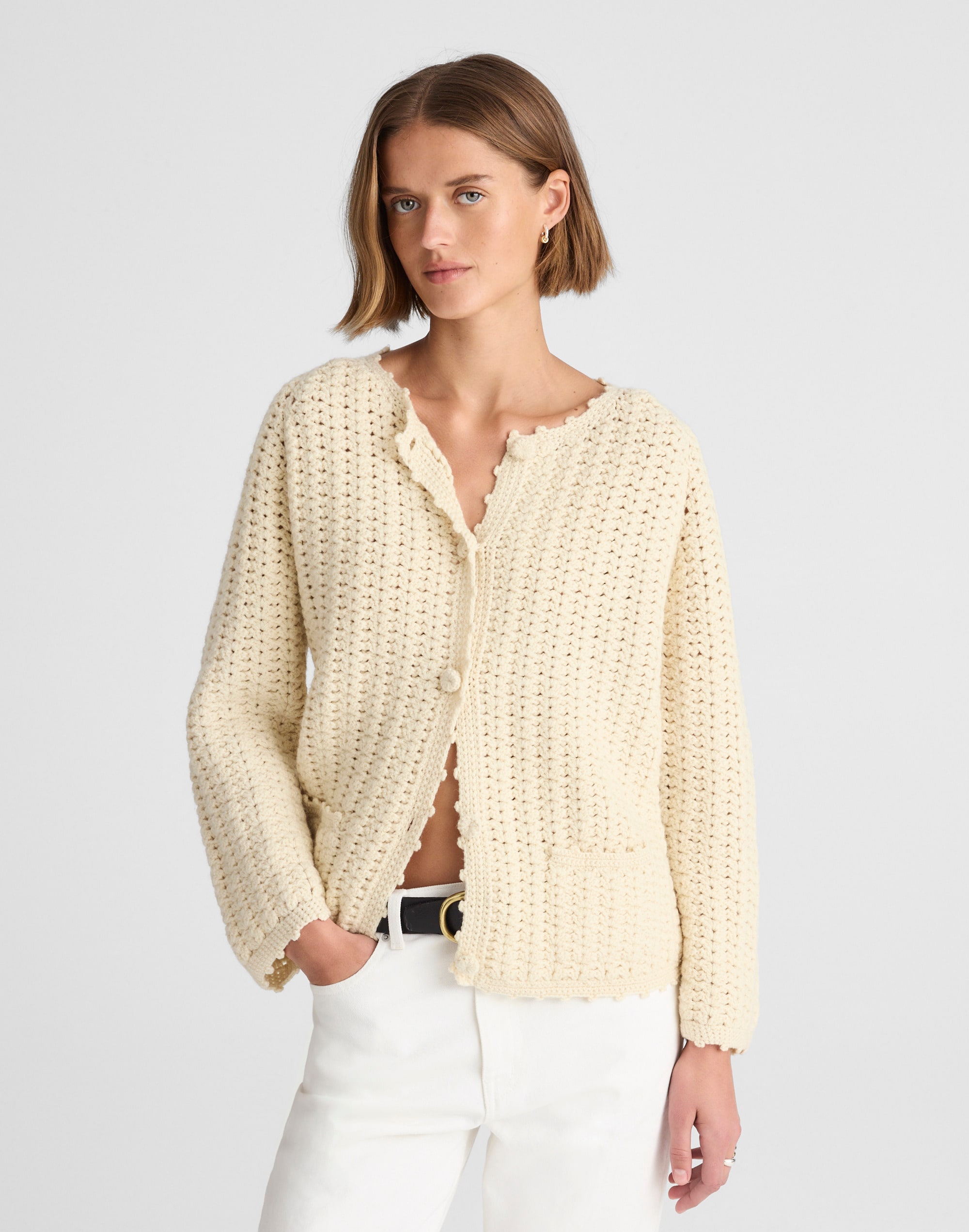 Alexa Chung for Madewell Crocheted Cardi