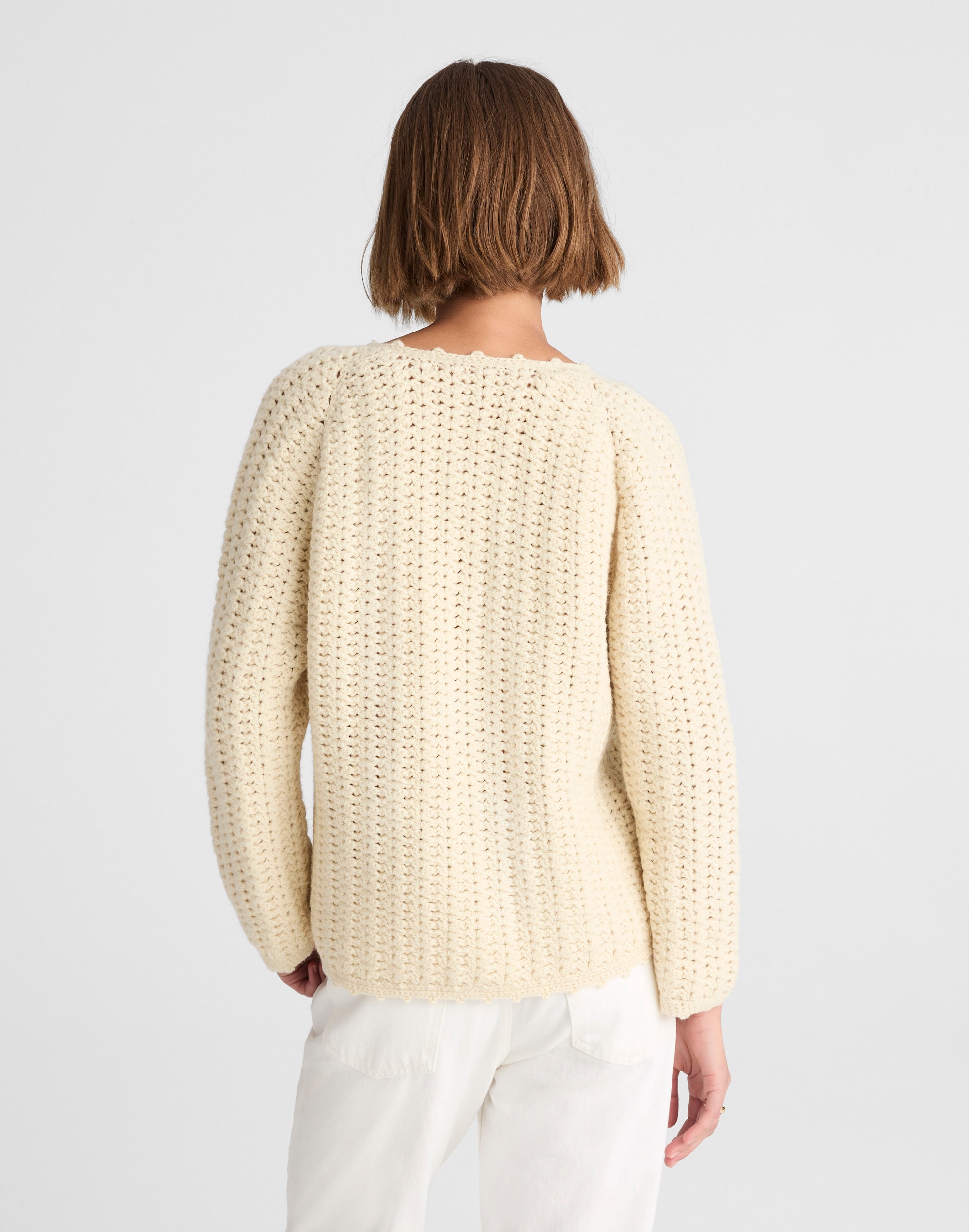 Alexa Chung for Madewell Crocheted Cardi
