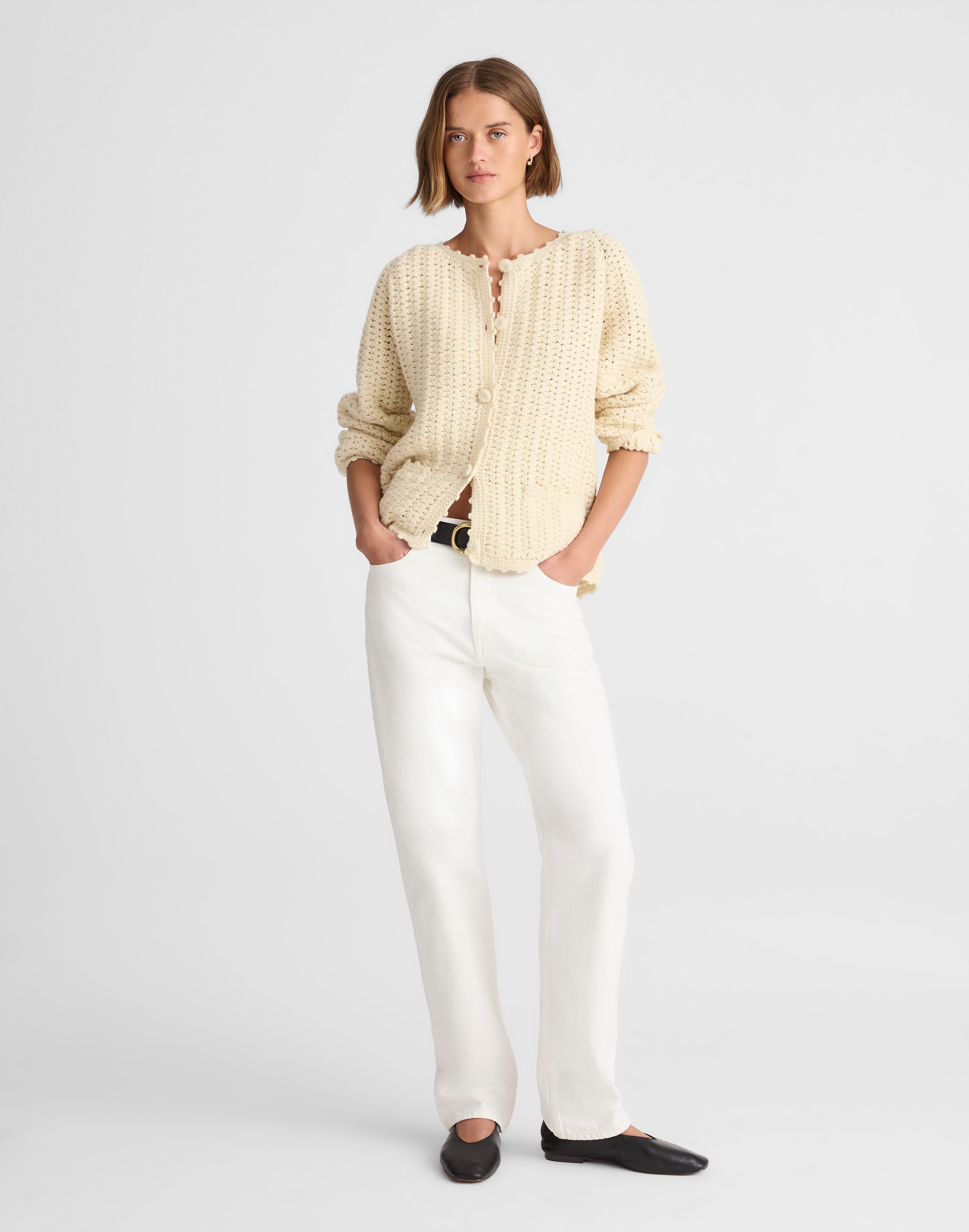 Alexa Chung for Madewell Crocheted Cardi