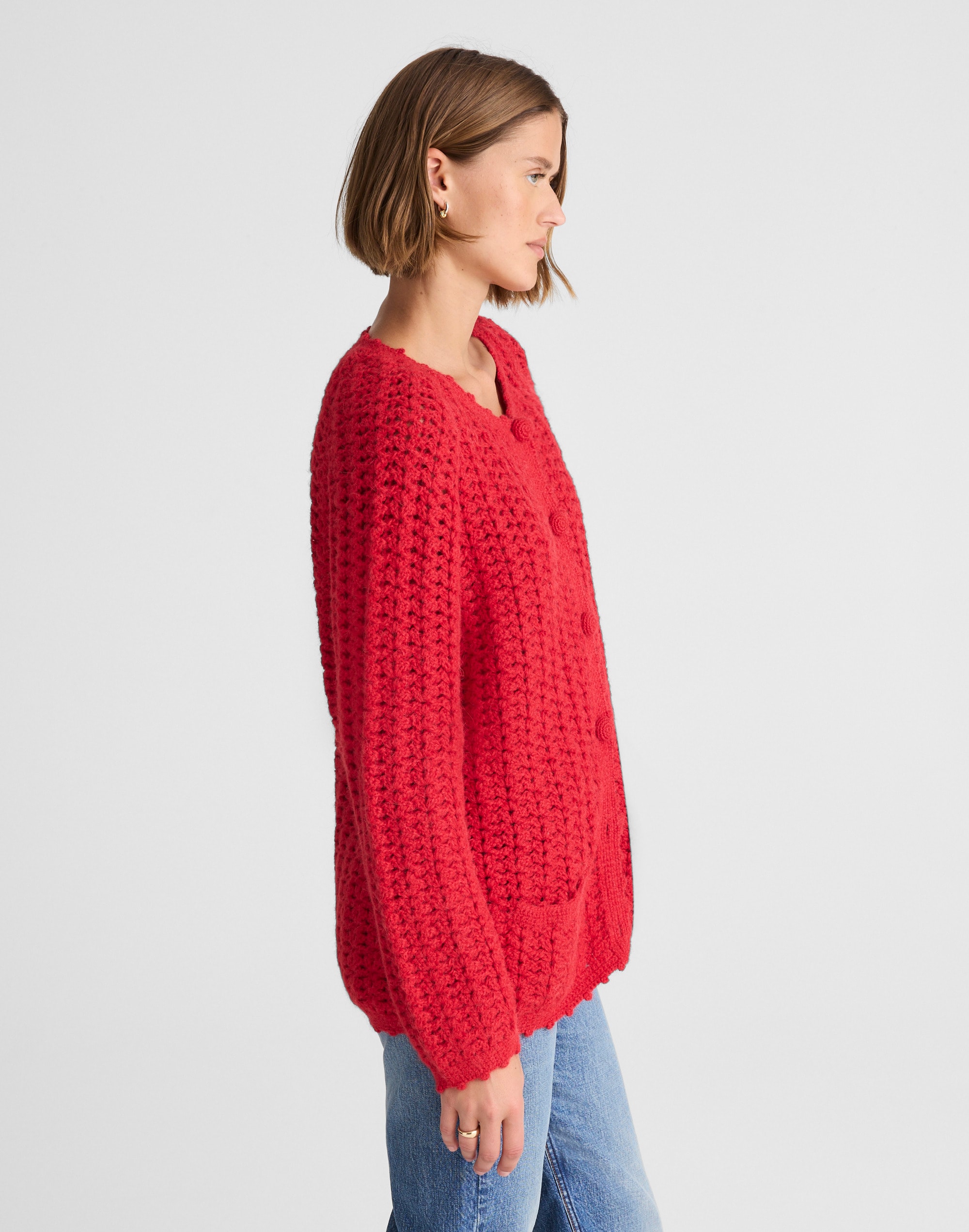 Alexa Chung for Madewell Crocheted Cardi