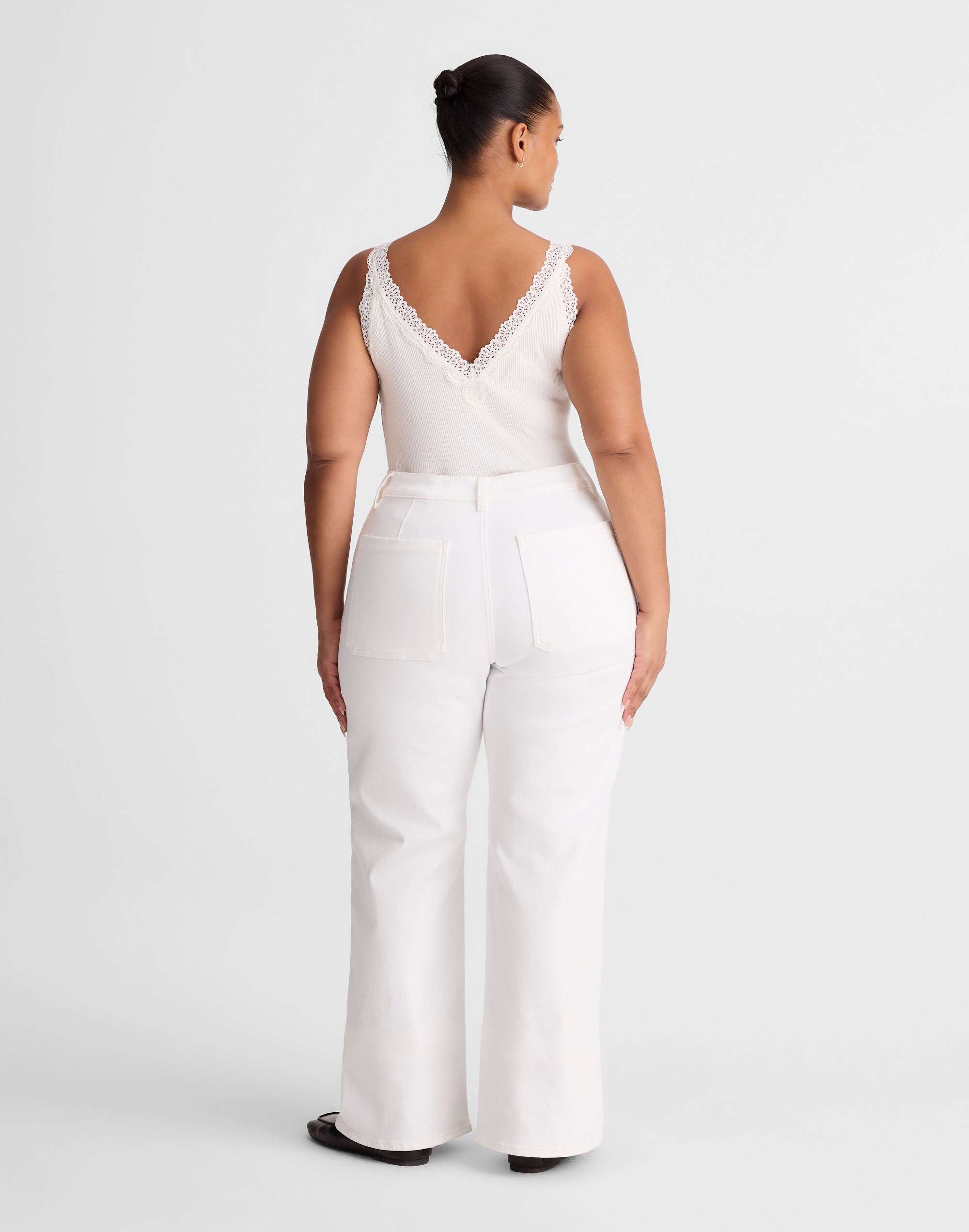 The Plus Emmy Wide-Leg Jean