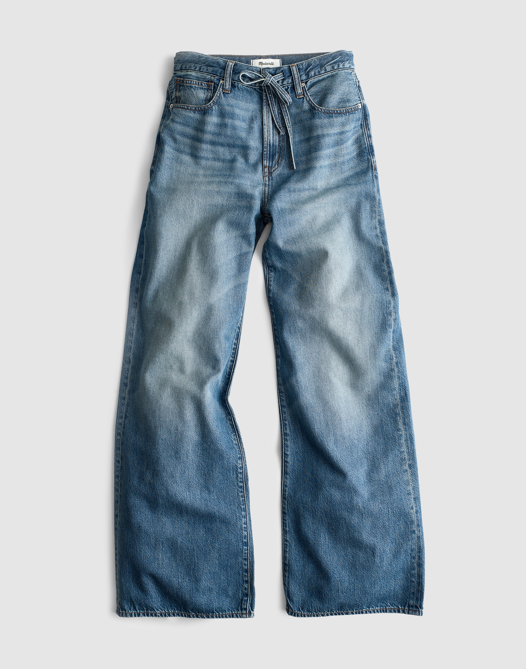The Plus Ultimate Wide-Leg Jean in Airy Denim
