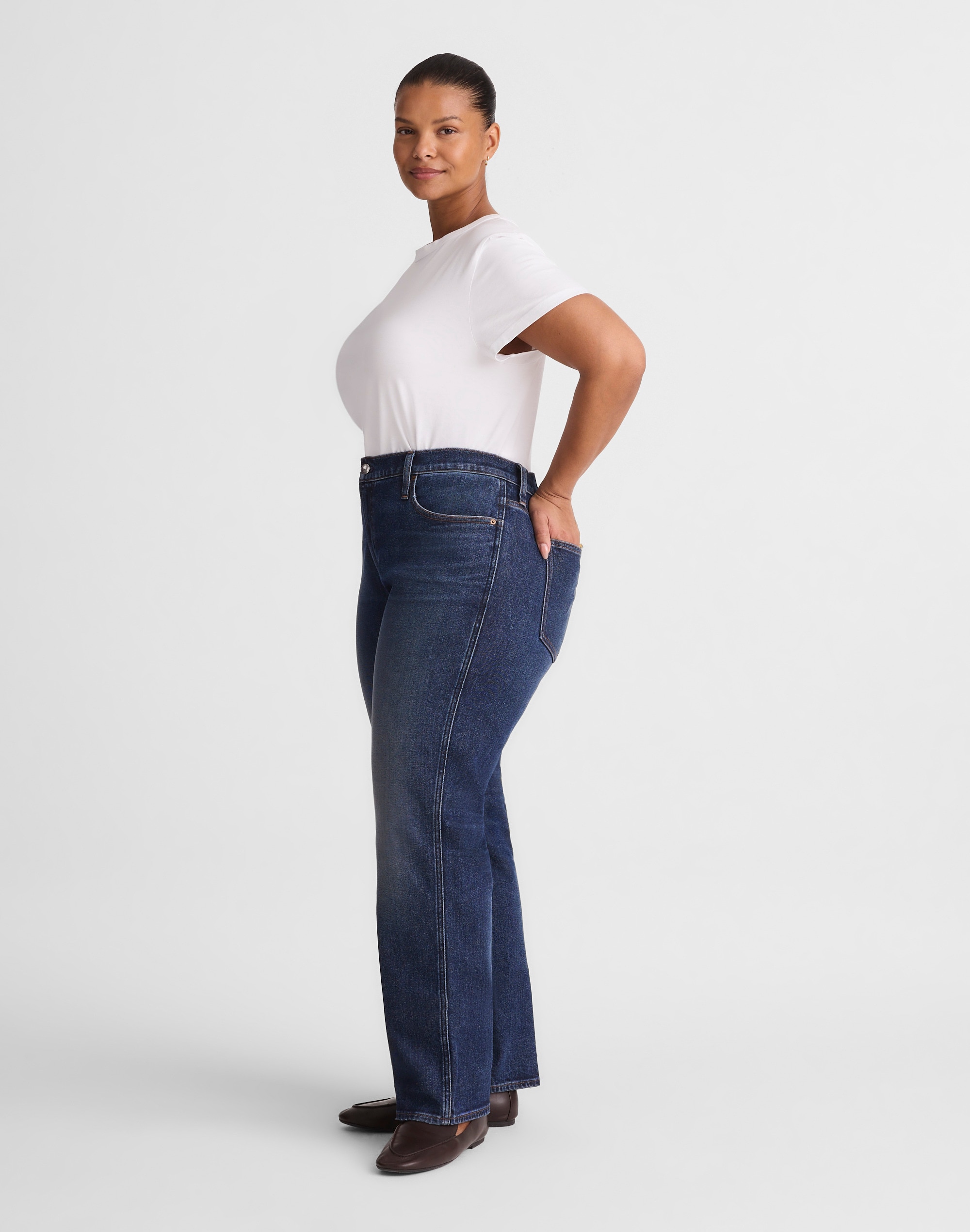 The Plus Longline Straight Jean