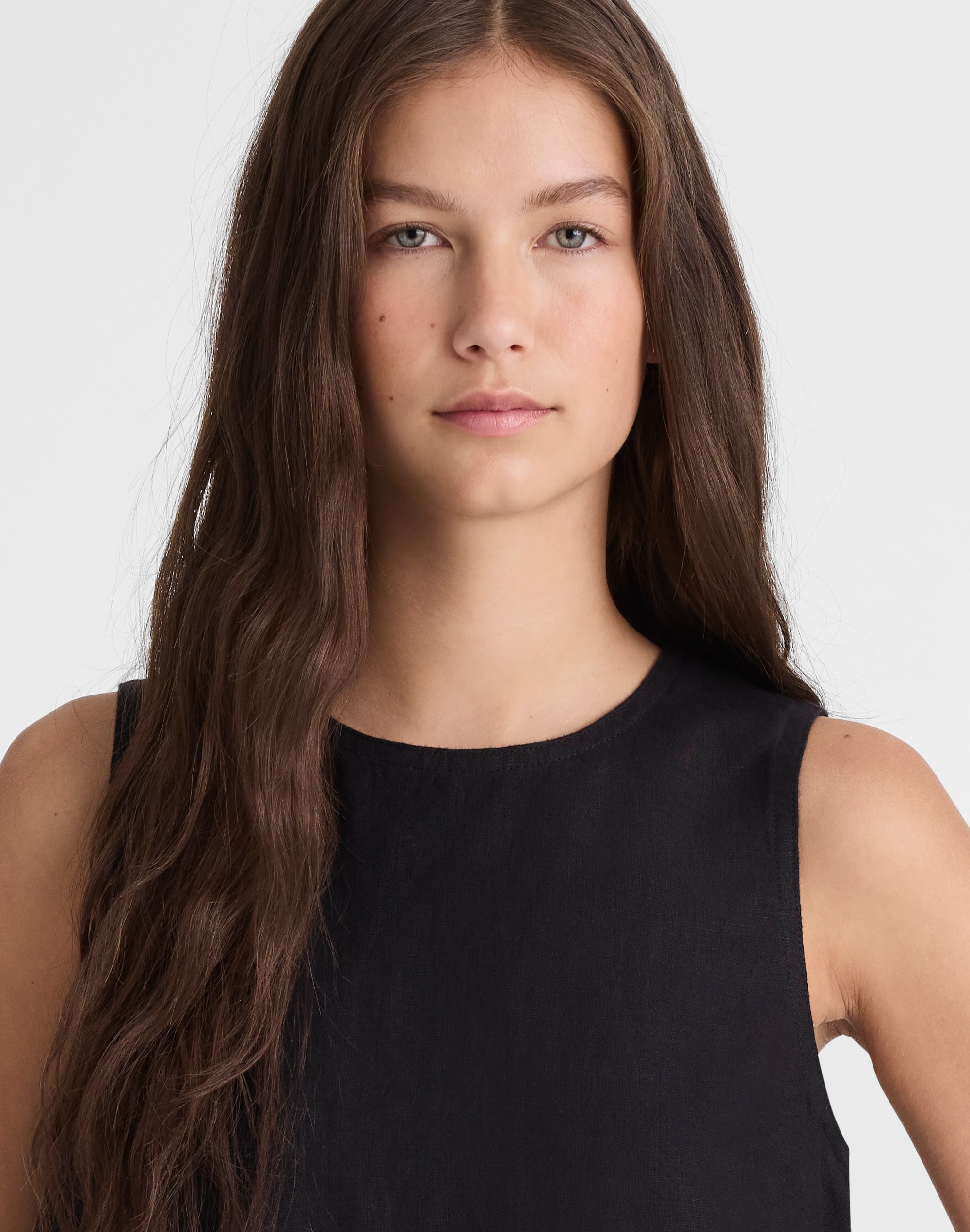 Shell Top in 100% Linen