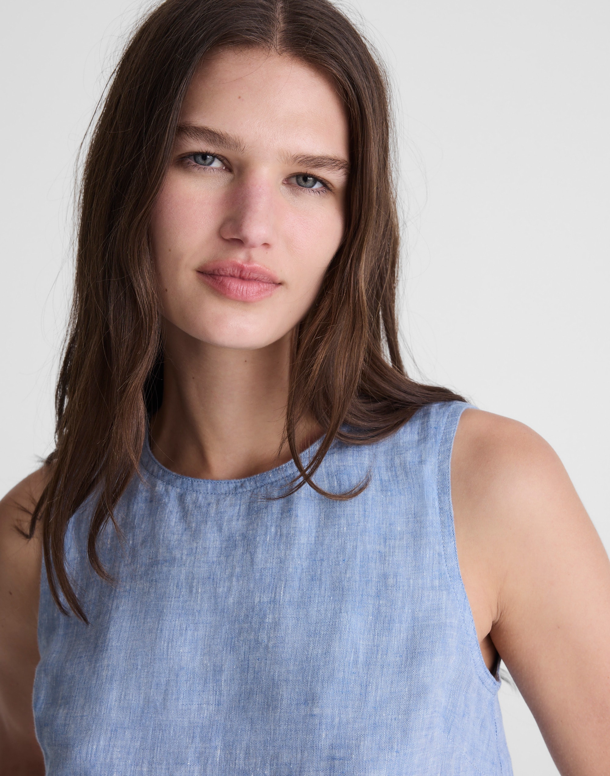 Shell Top in 100% Linen