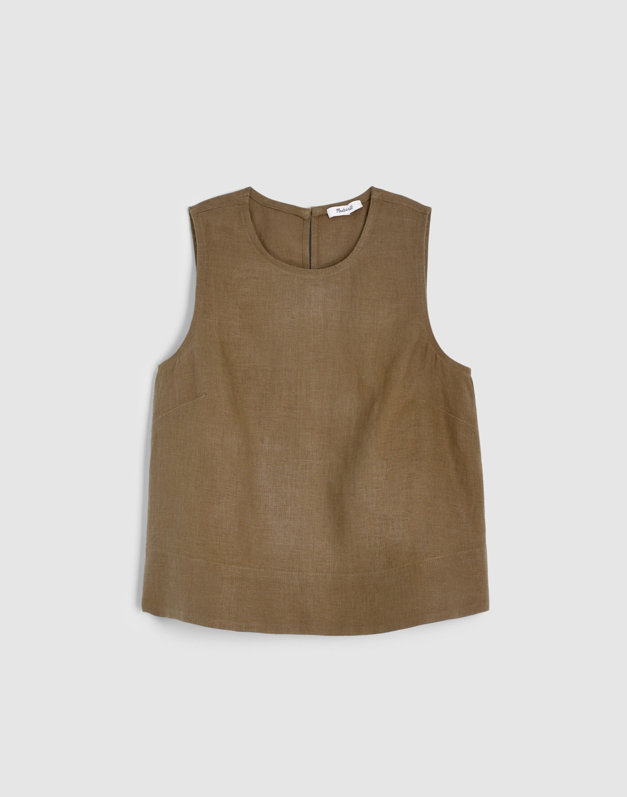 Shell Top in 100% Linen