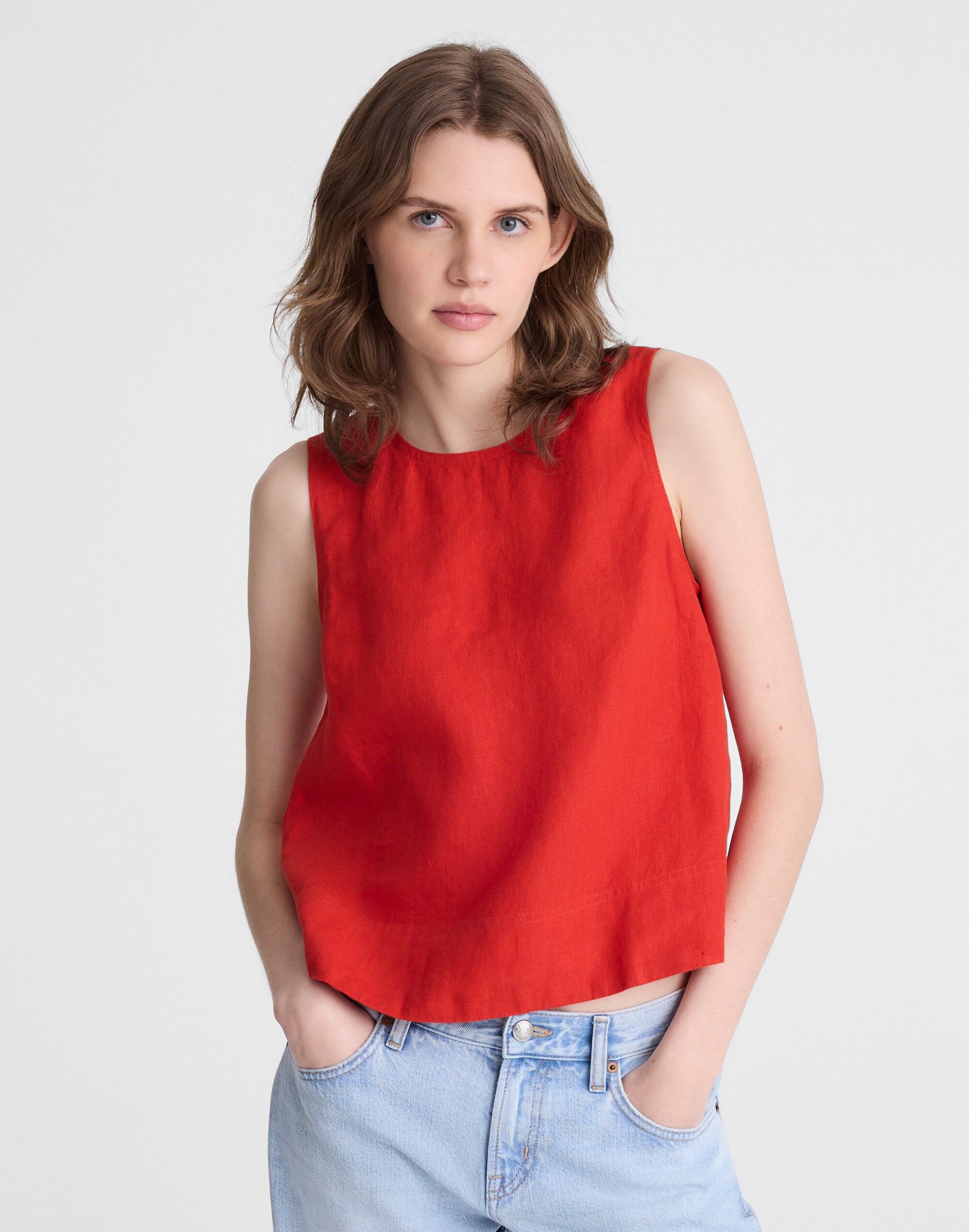 Shell Top in 100% Linen from Madewell - $78