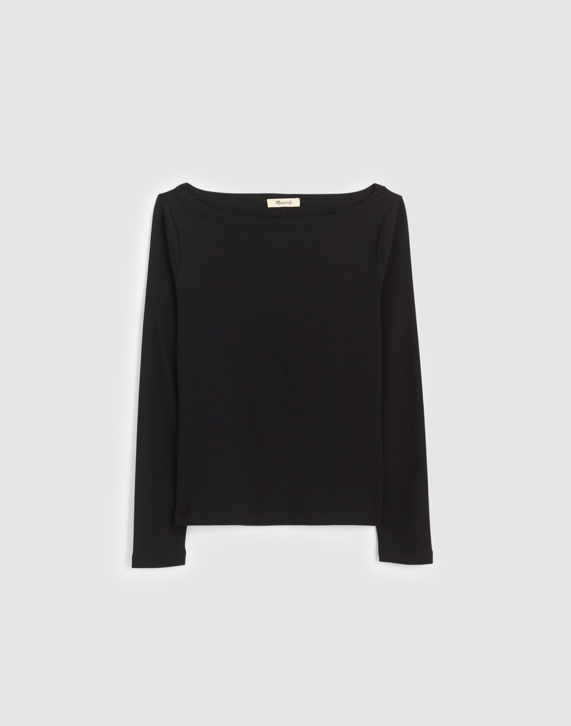 The '90s Boatneck Tee in Compact Cotton