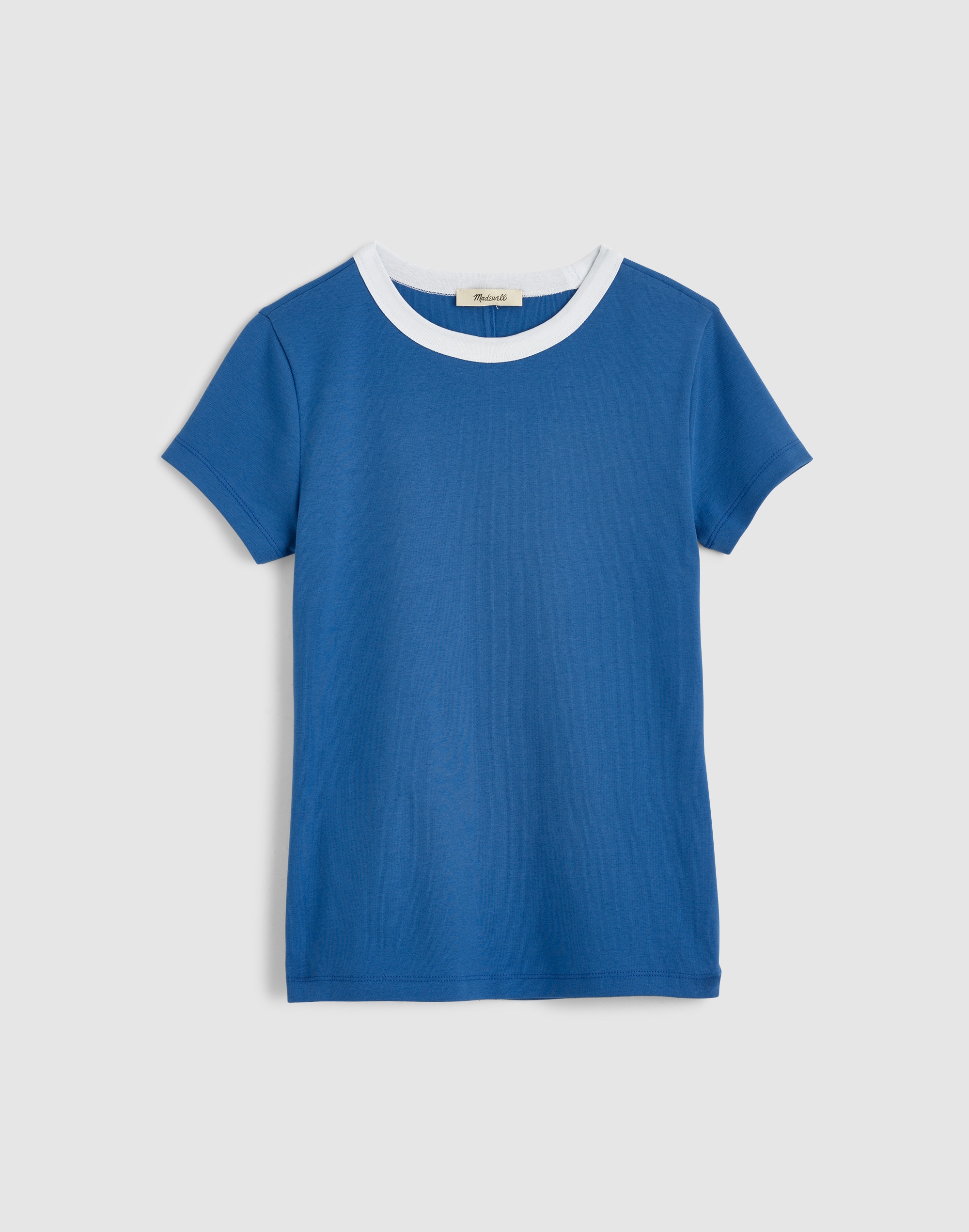 Madewell The '90s Crewneck Tee In Blue