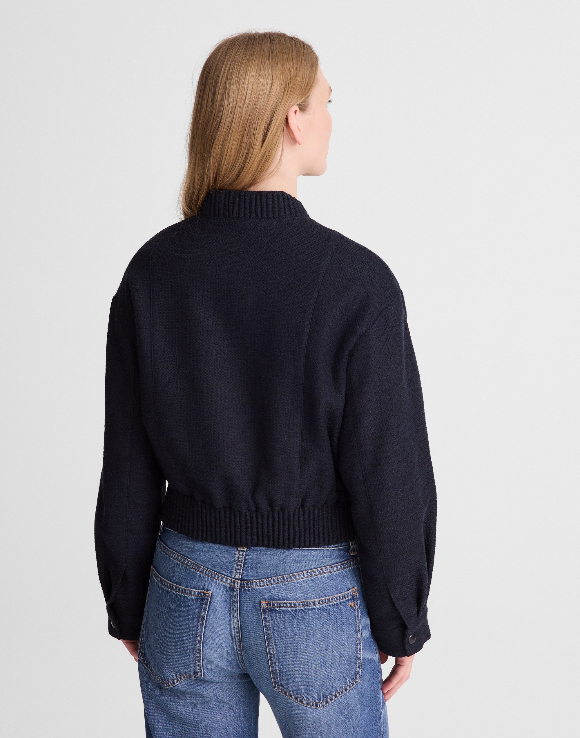Bomber Jacket in Boucl&eacute;