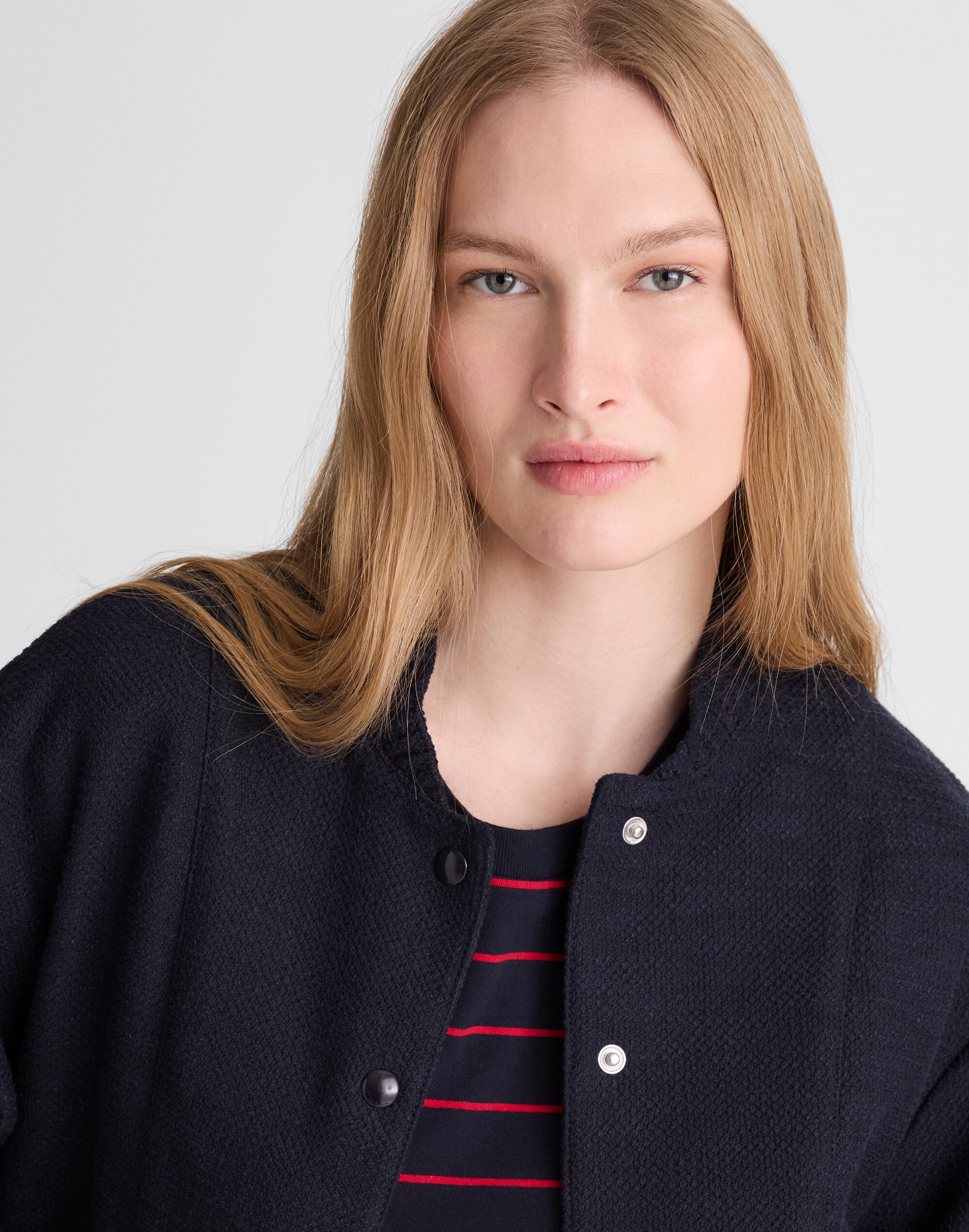 Bomber Jacket in Boucl&eacute;