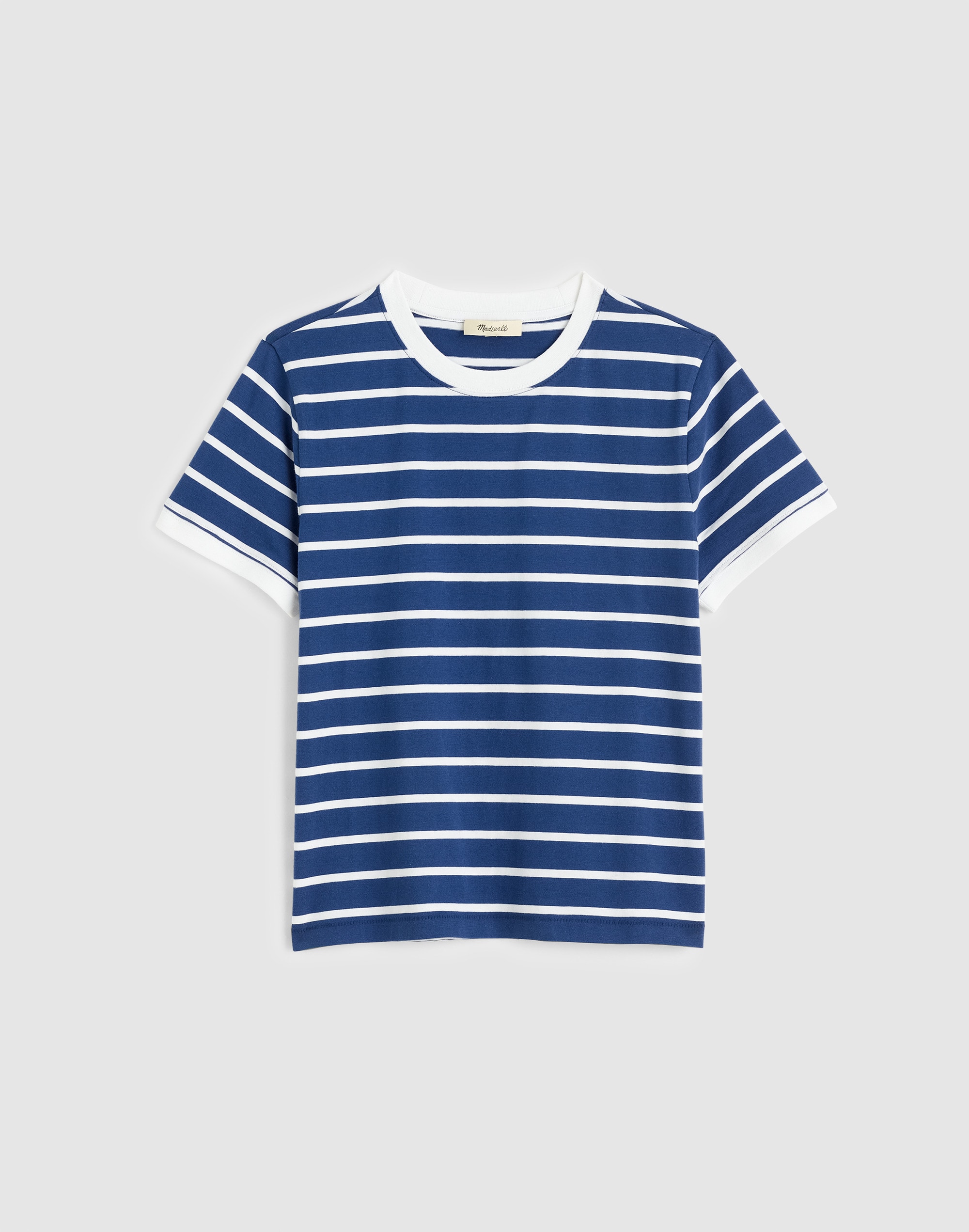 The Perfect Crewneck Baby Tee in Allday Jersey