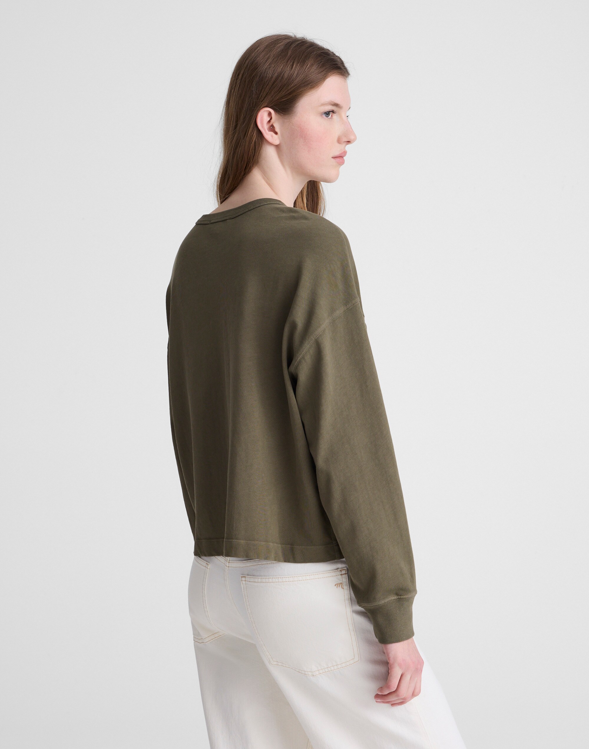 The Relaxed Crewneck Long Sleeve Tee