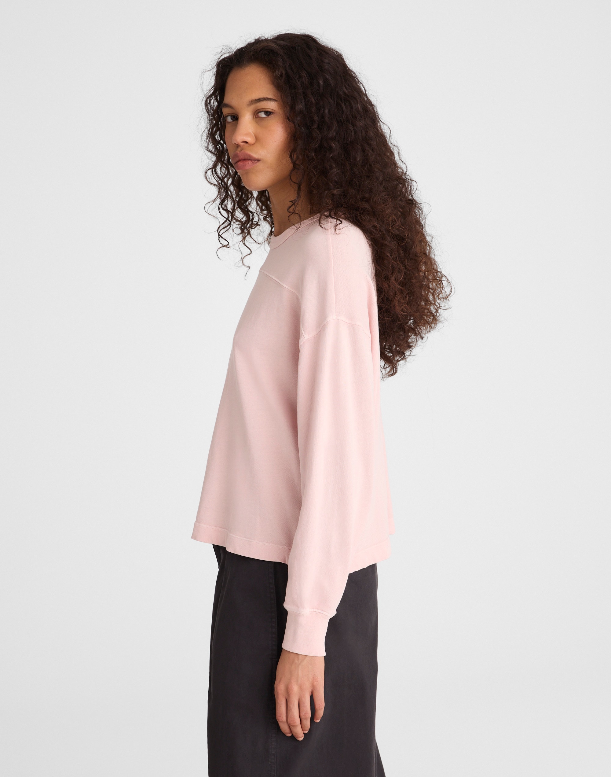The Relaxed Crewneck Long Sleeve Tee
