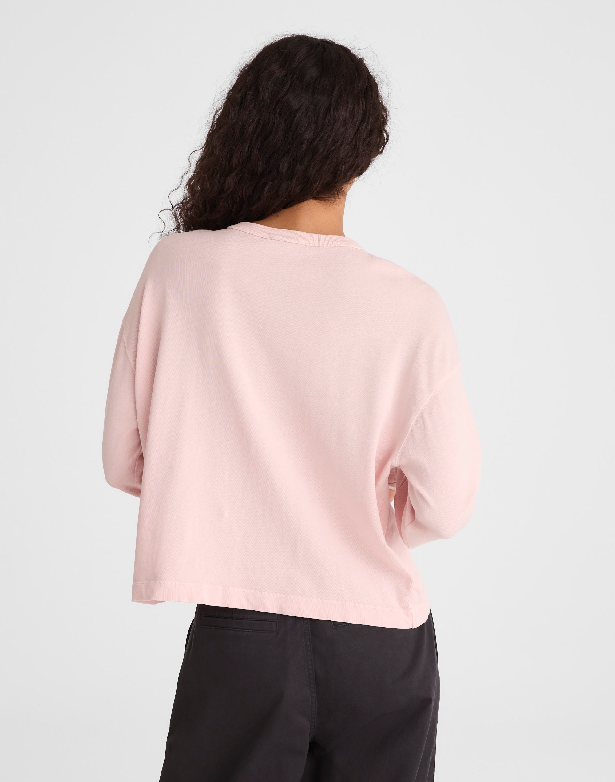 The Relaxed Crewneck Long Sleeve Tee