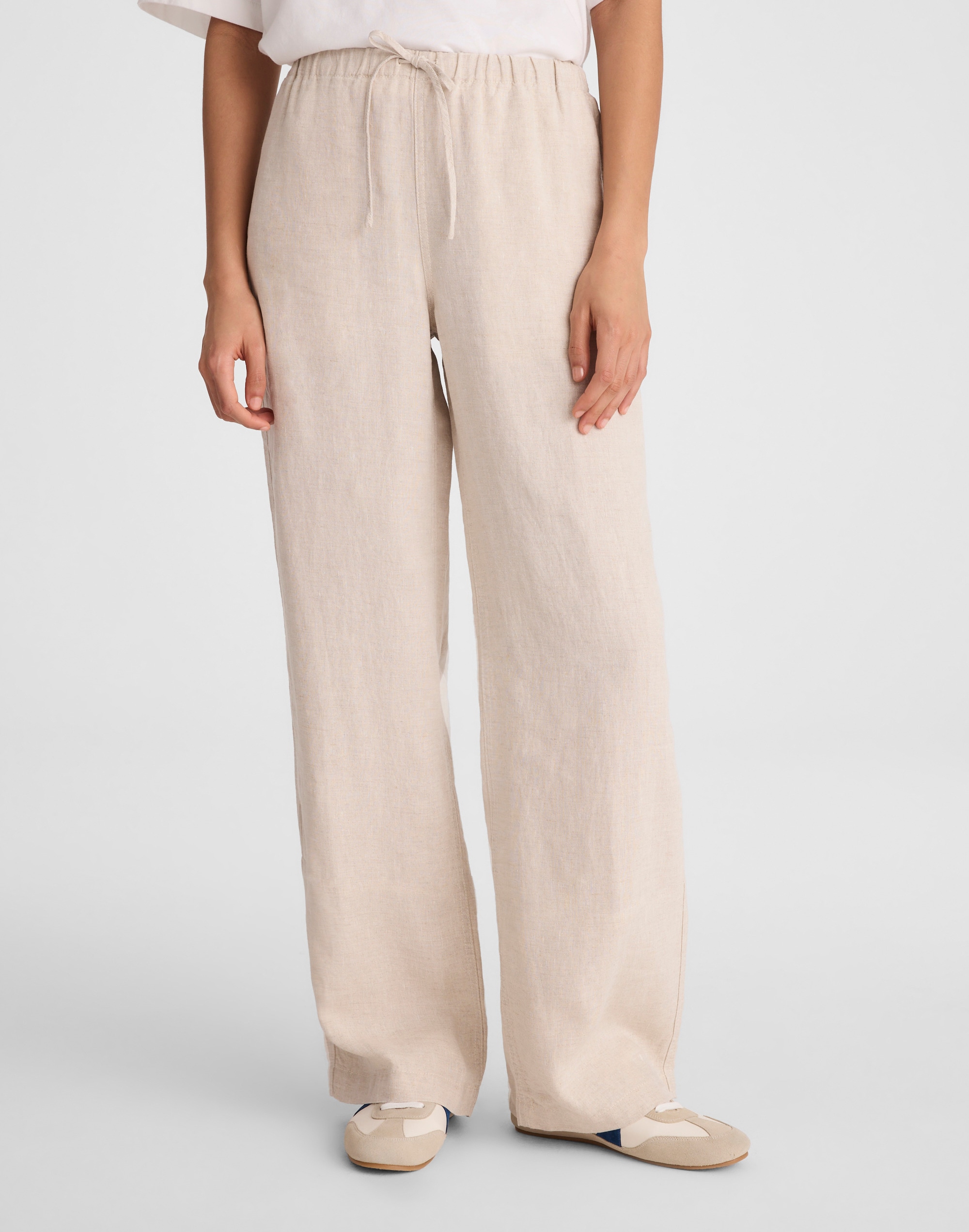 Pull-On Pants in 100% Linen