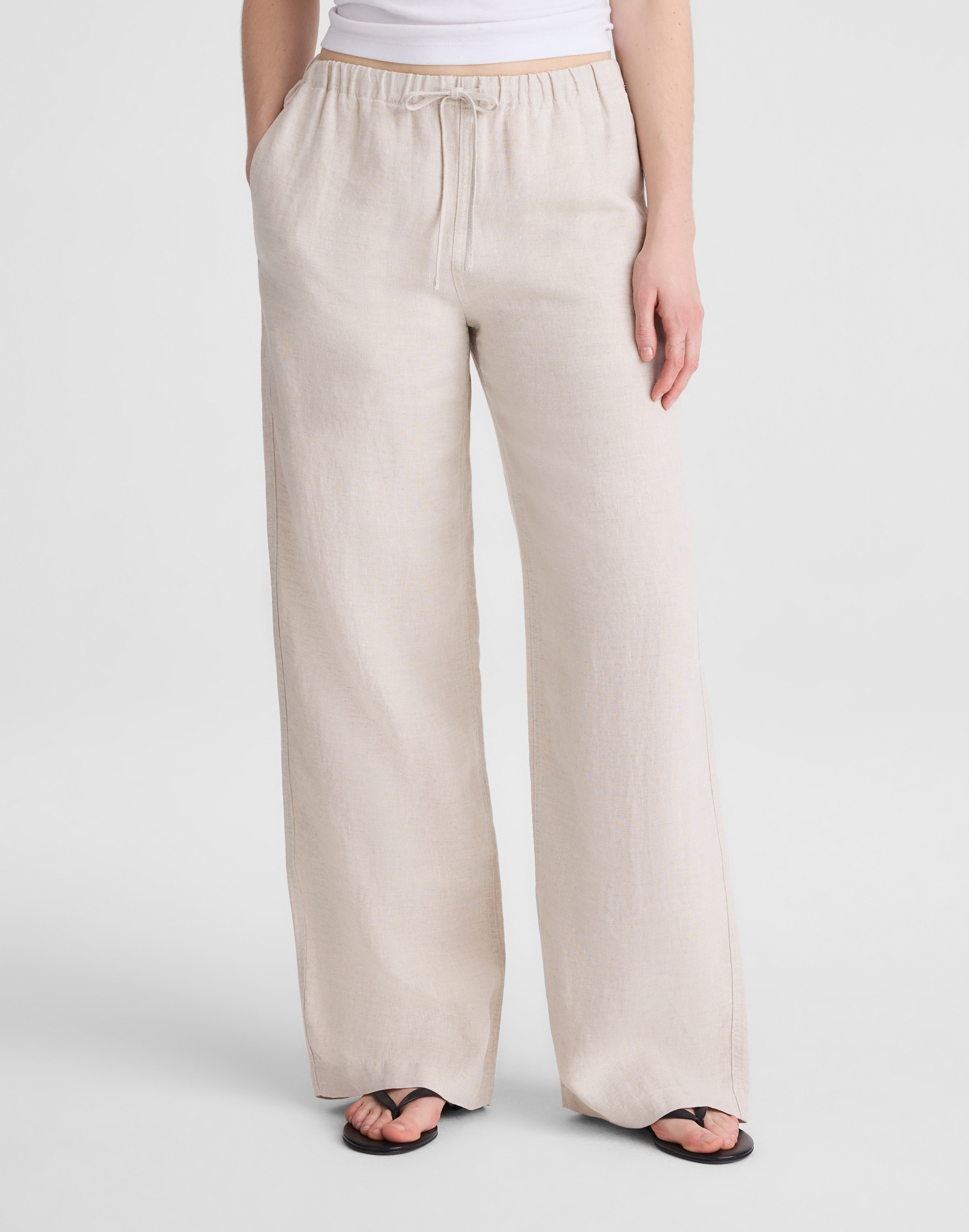 Madewell Pull-on Pants In Neutral