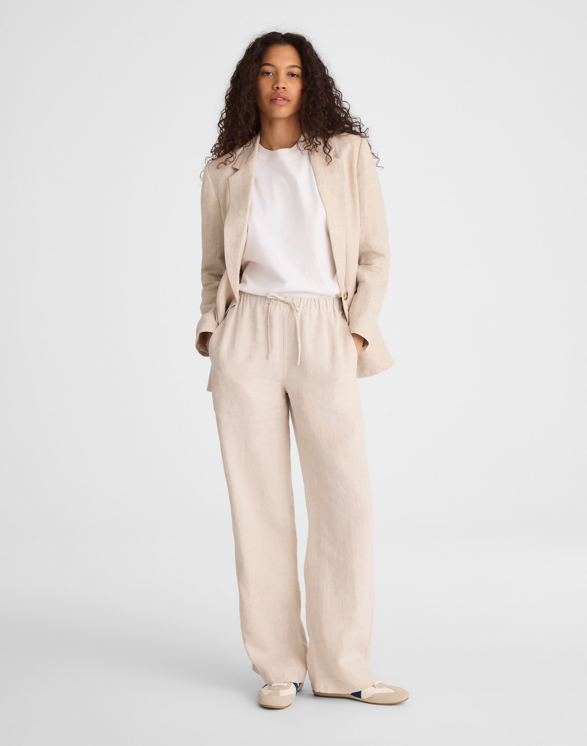 Madewell Pull-on Pants In Neutral