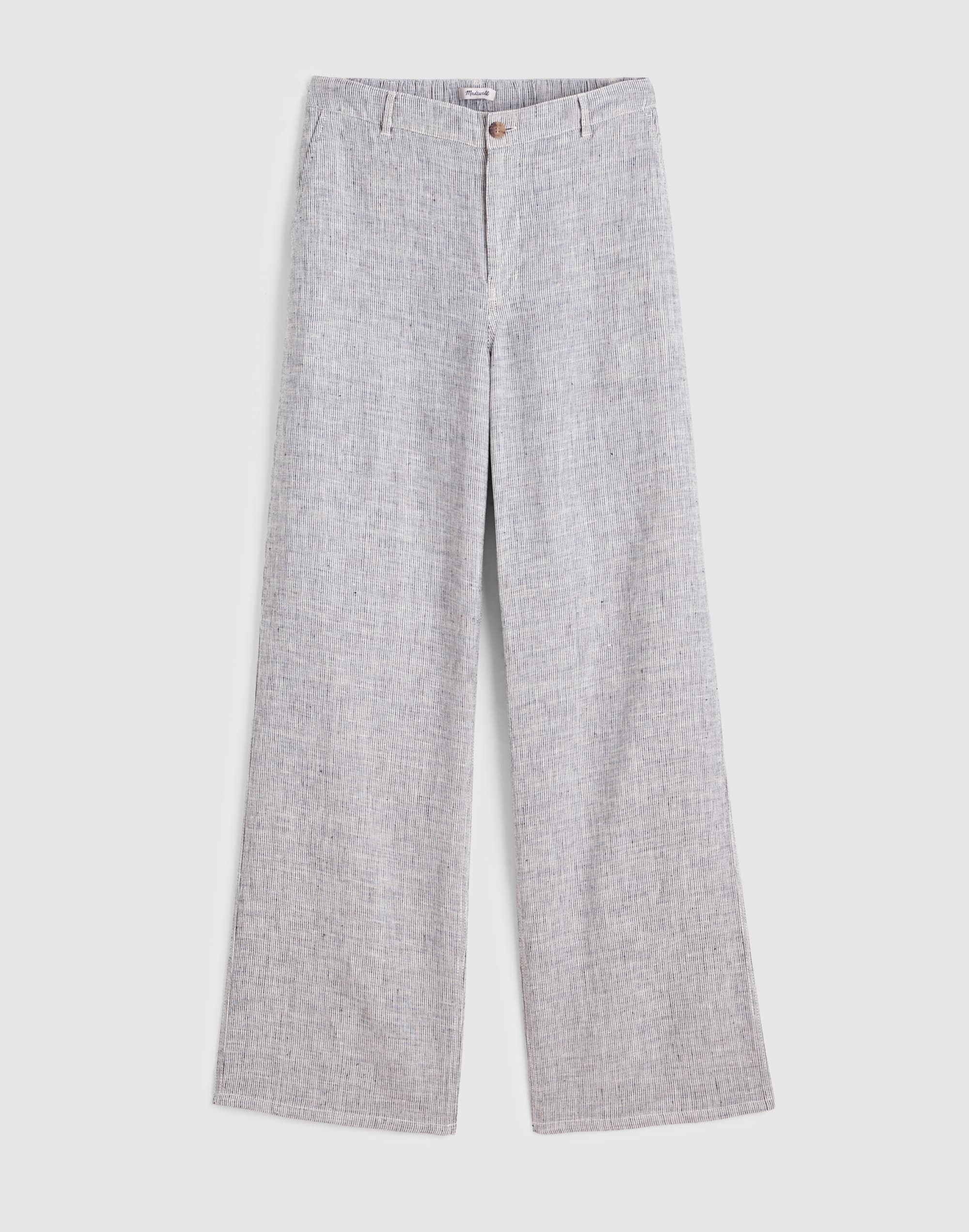 The Zoe Relaxed Straight Pant in 100% Linen