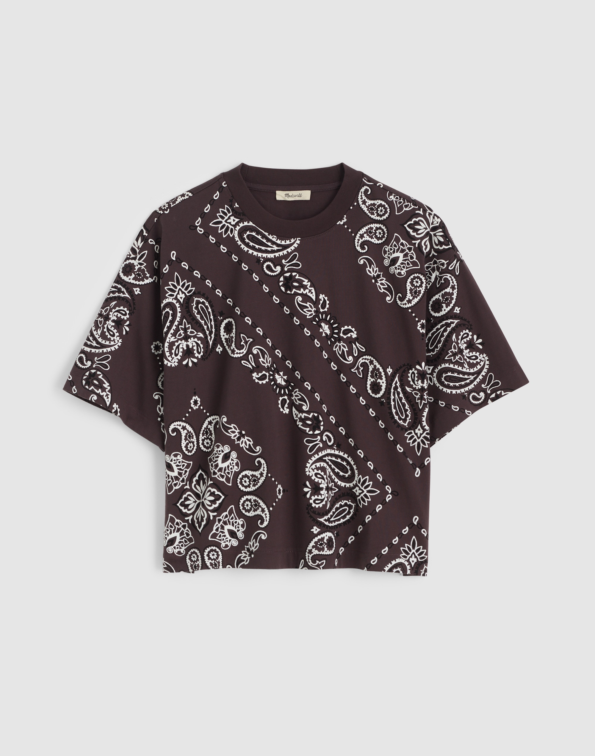 The Boxy Crop Tee in Allday Jersey