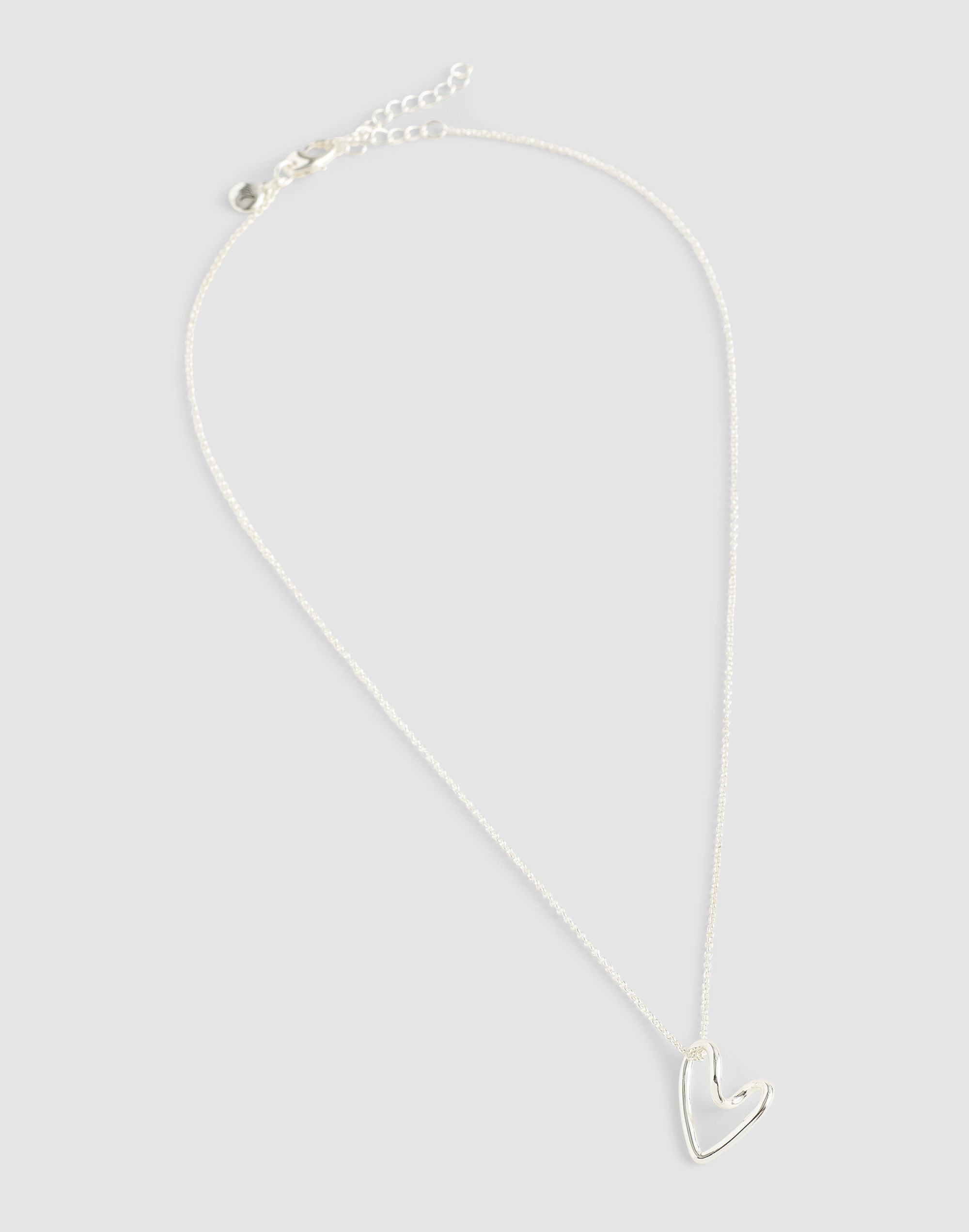 Looped Heart Choker Necklace