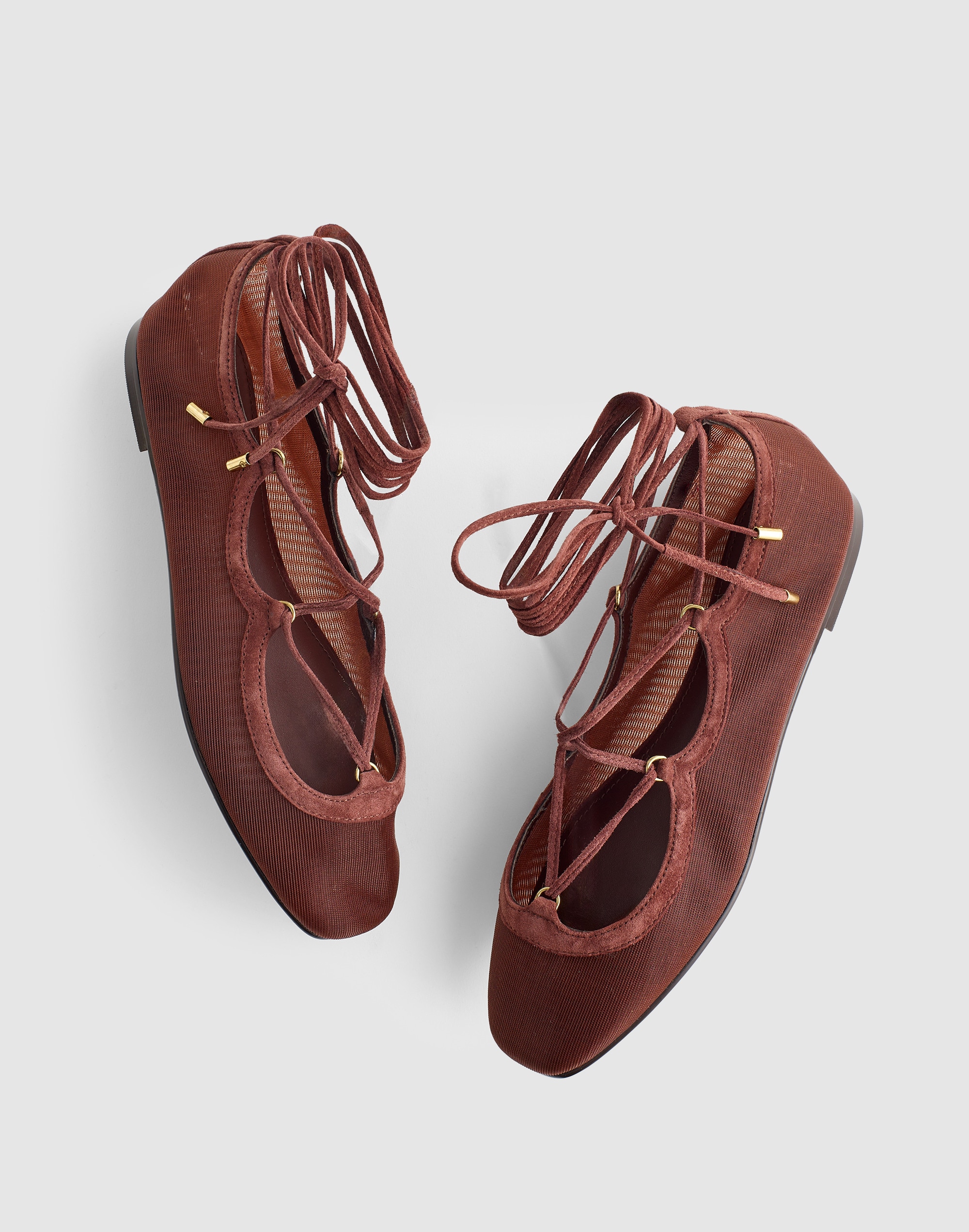 The Greta Lace-Up Ballet Flat