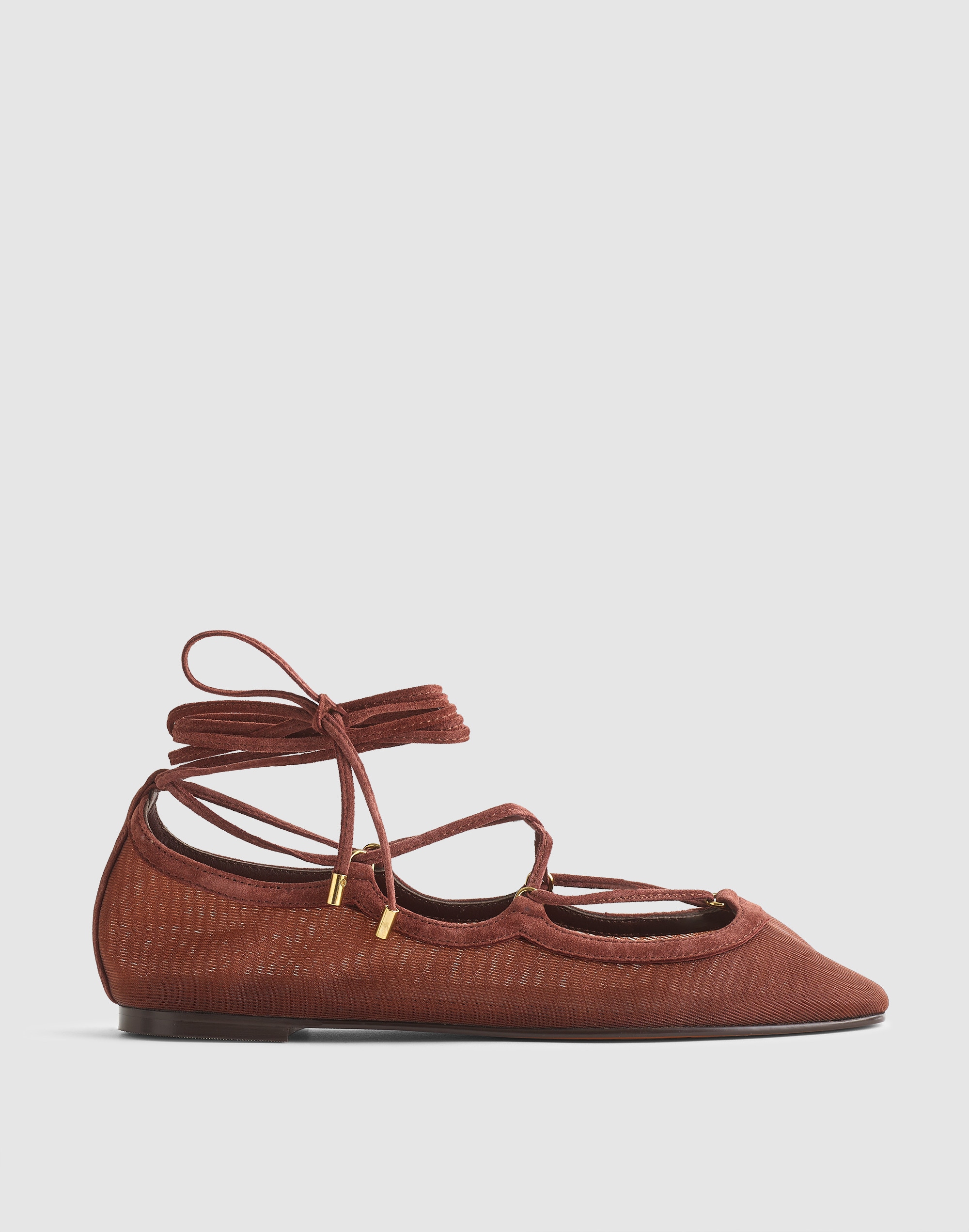 The Greta Lace-Up Ballet Flat