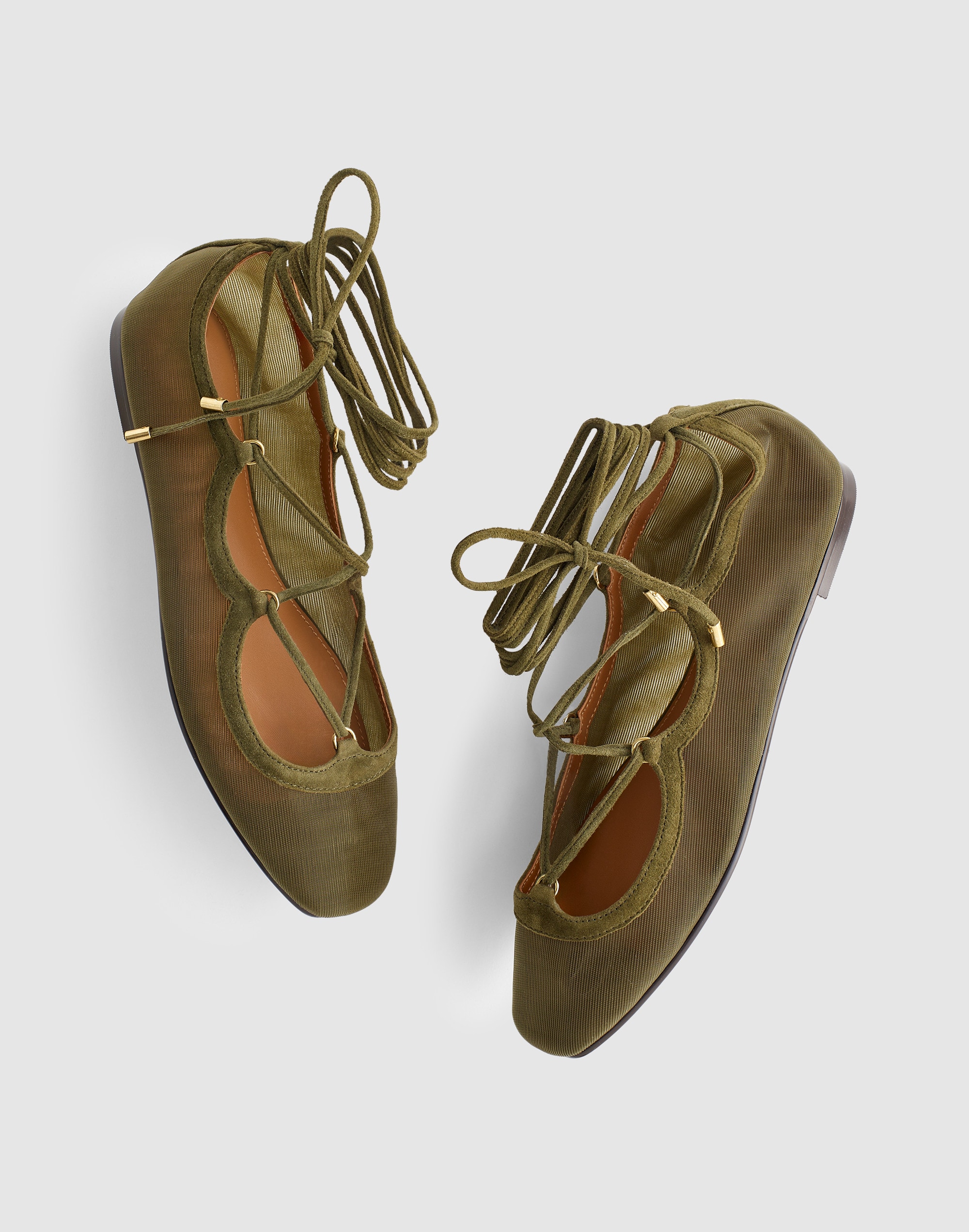 The Greta Lace-Up Ballet Flat