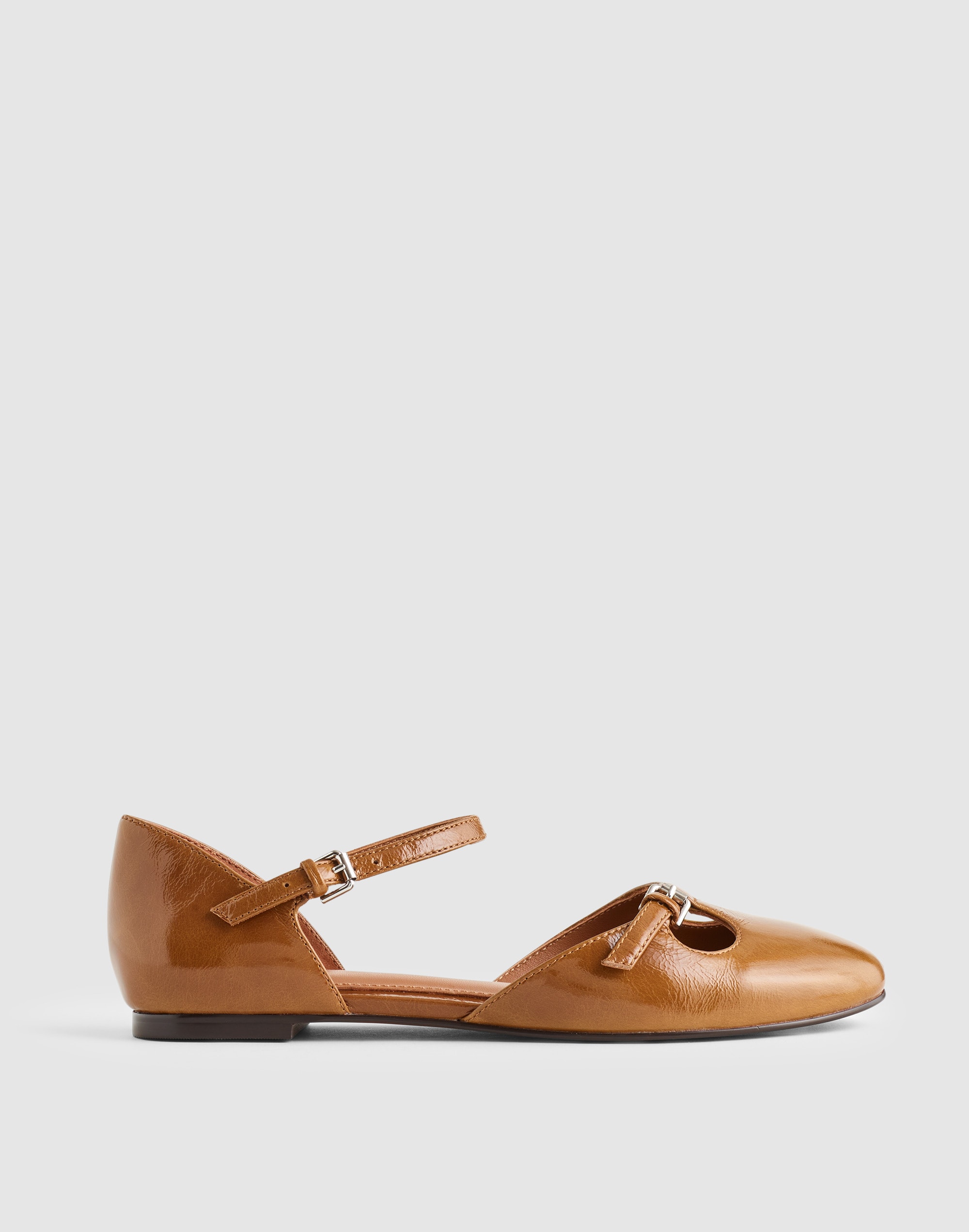 The Hester Ankle-Strap d'Orsay Flat
