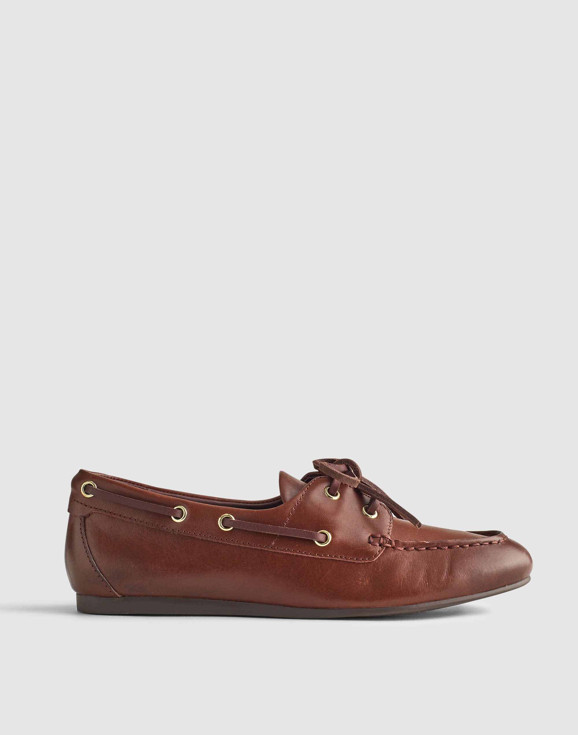 the jamie boat shoe in leather