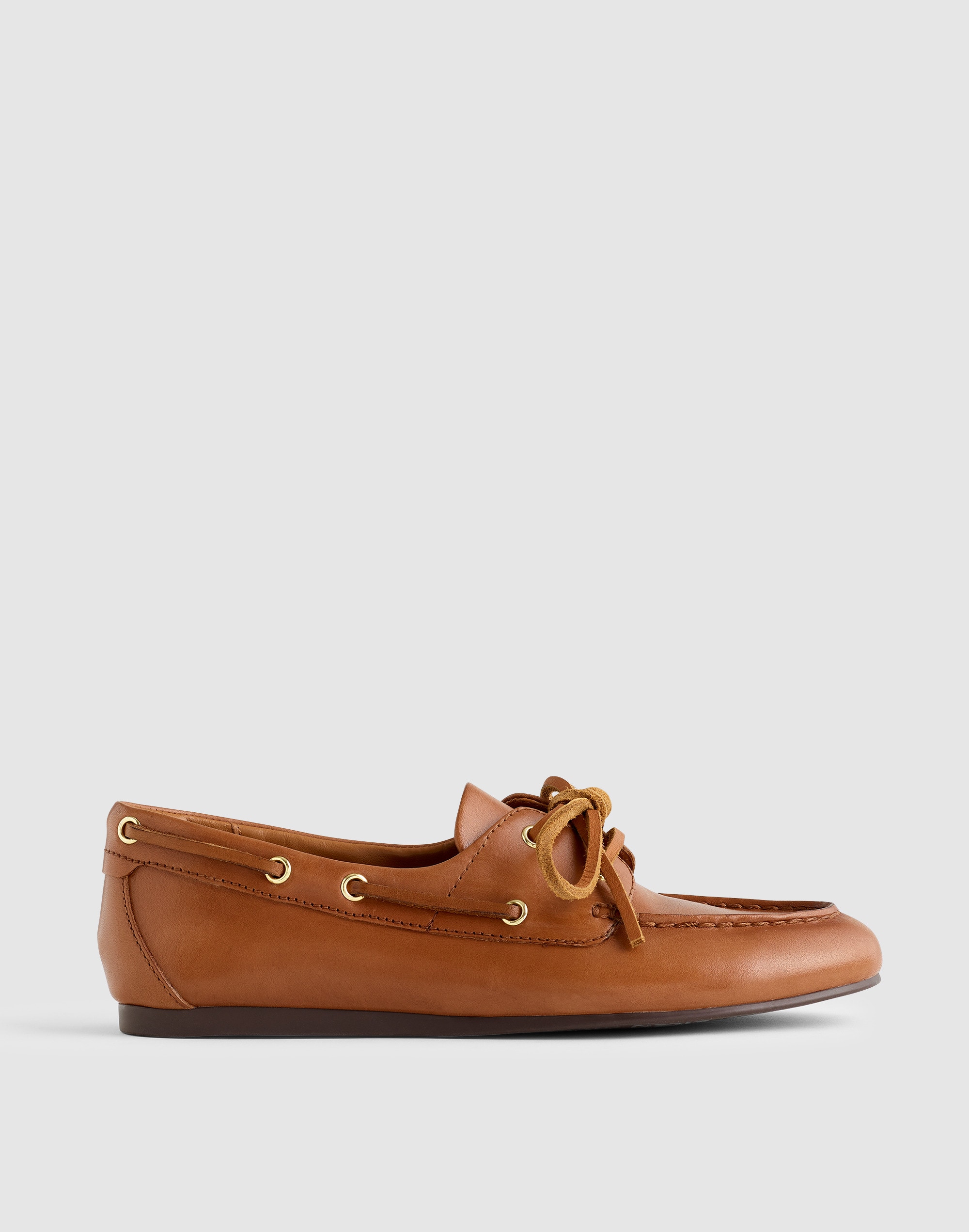 the jamie boat shoe in leather