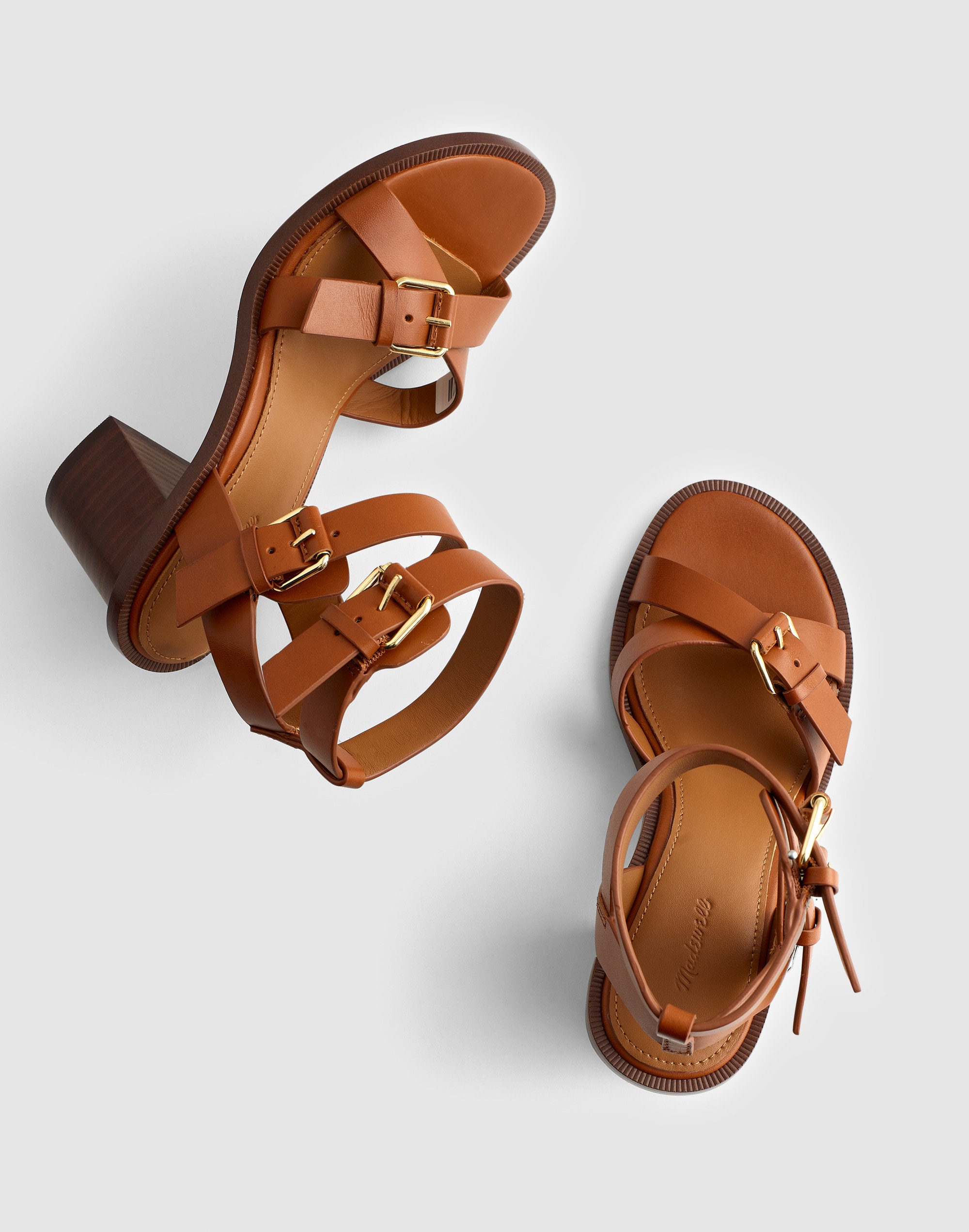 The Corinna Buckle-Strap Heeled Sandal