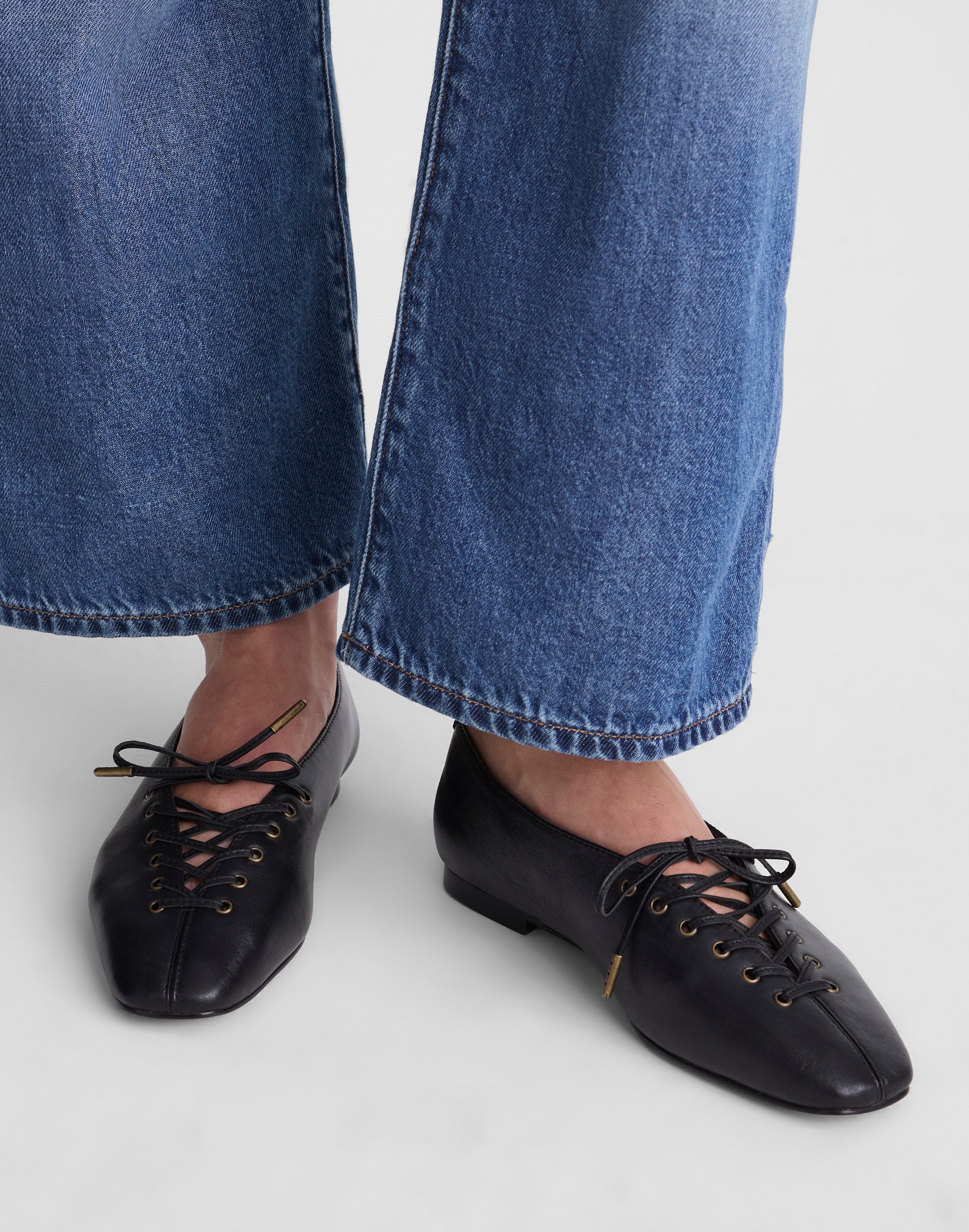 The Mylie Lace-Up Glove Flat